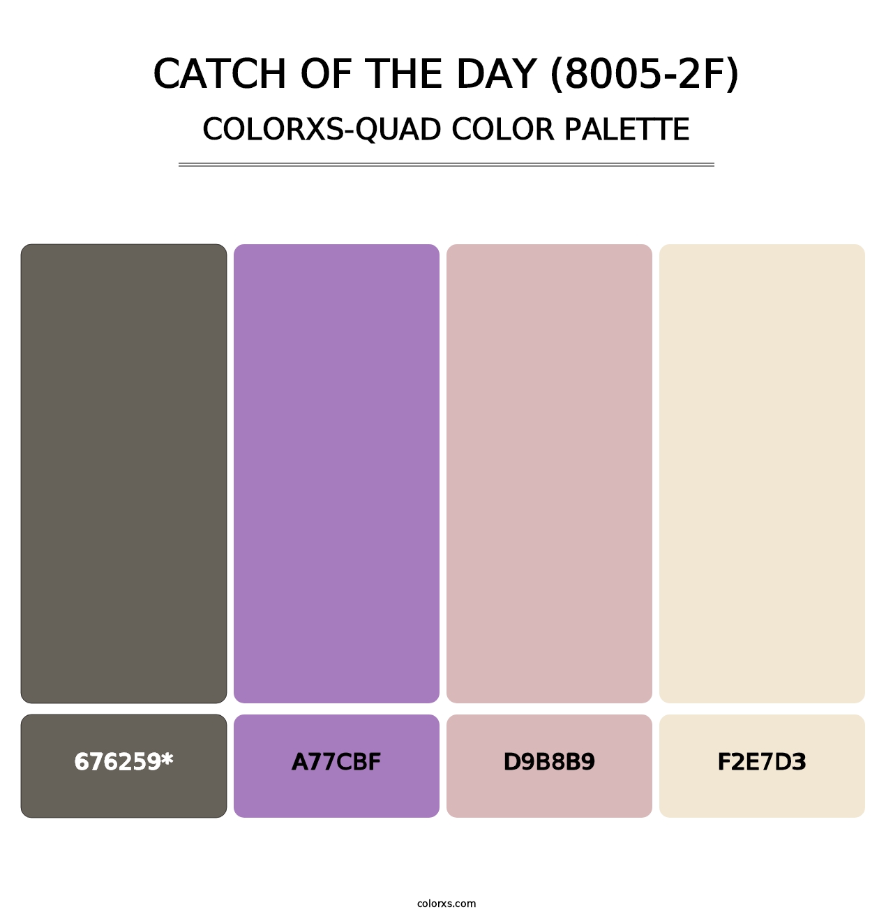 Catch of the Day (8005-2F) - Colorxs Quad Palette