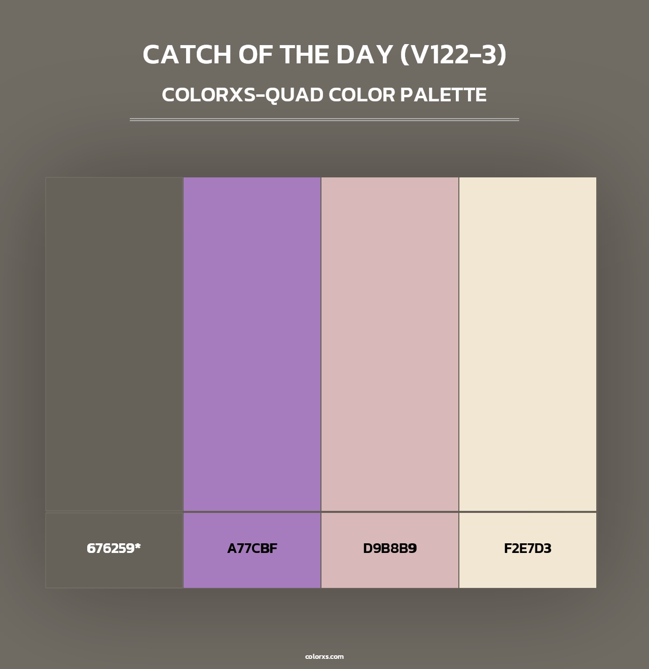 Catch of the Day (V122-3) - Colorxs Quad Palette