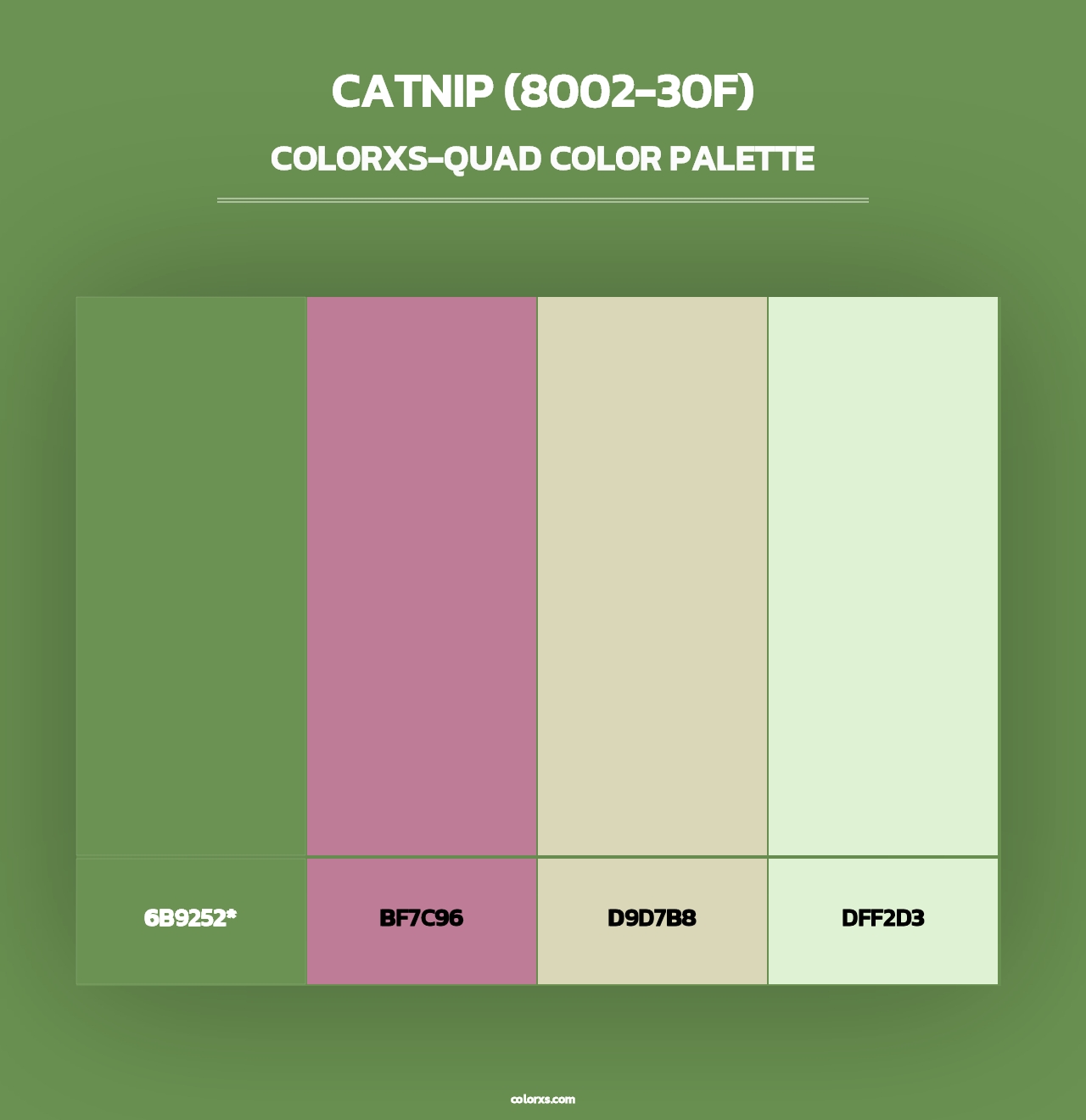 Catnip (8002-30F) - Colorxs Quad Palette
