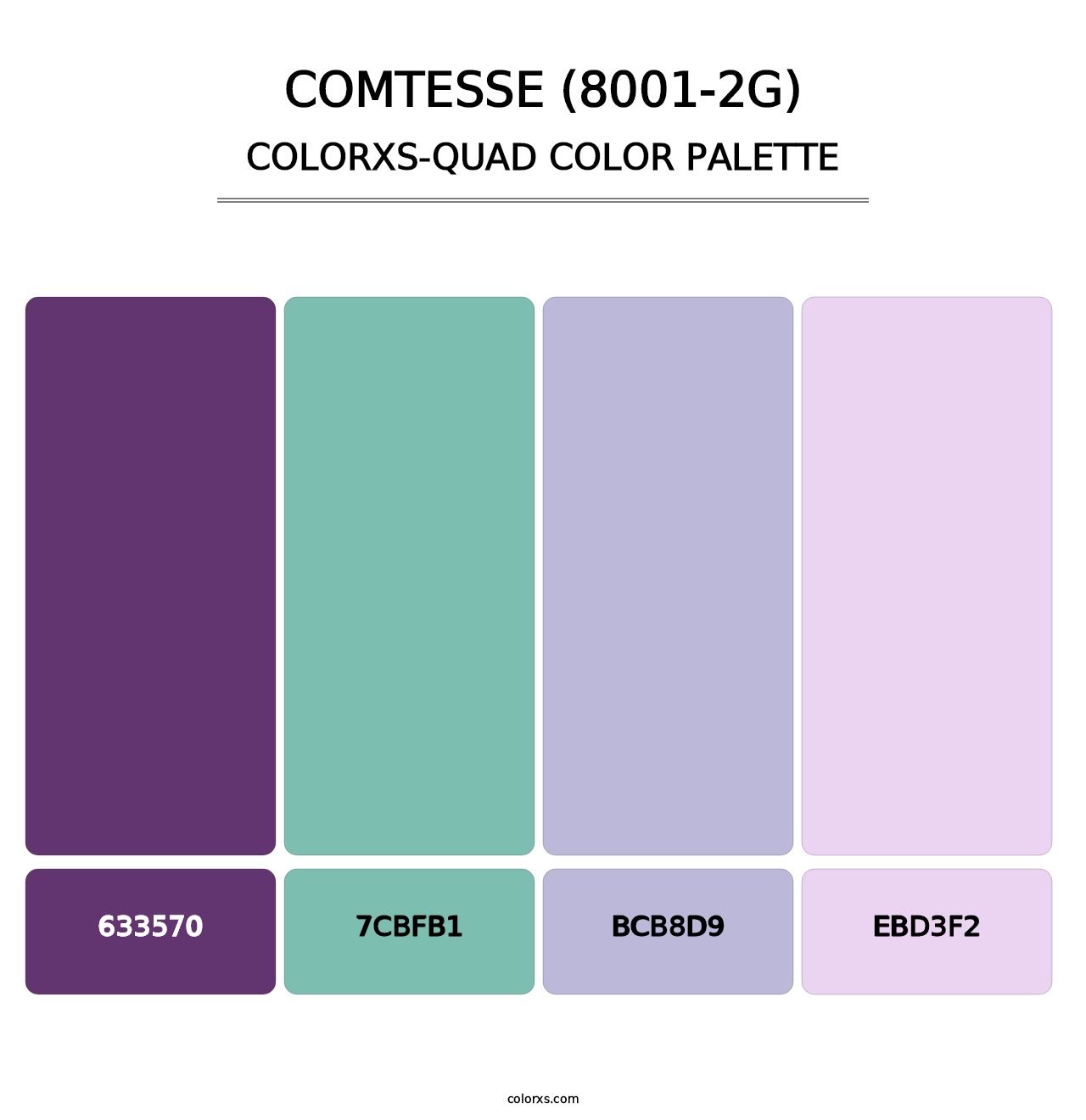Comtesse (8001-2G) - Colorxs Quad Palette