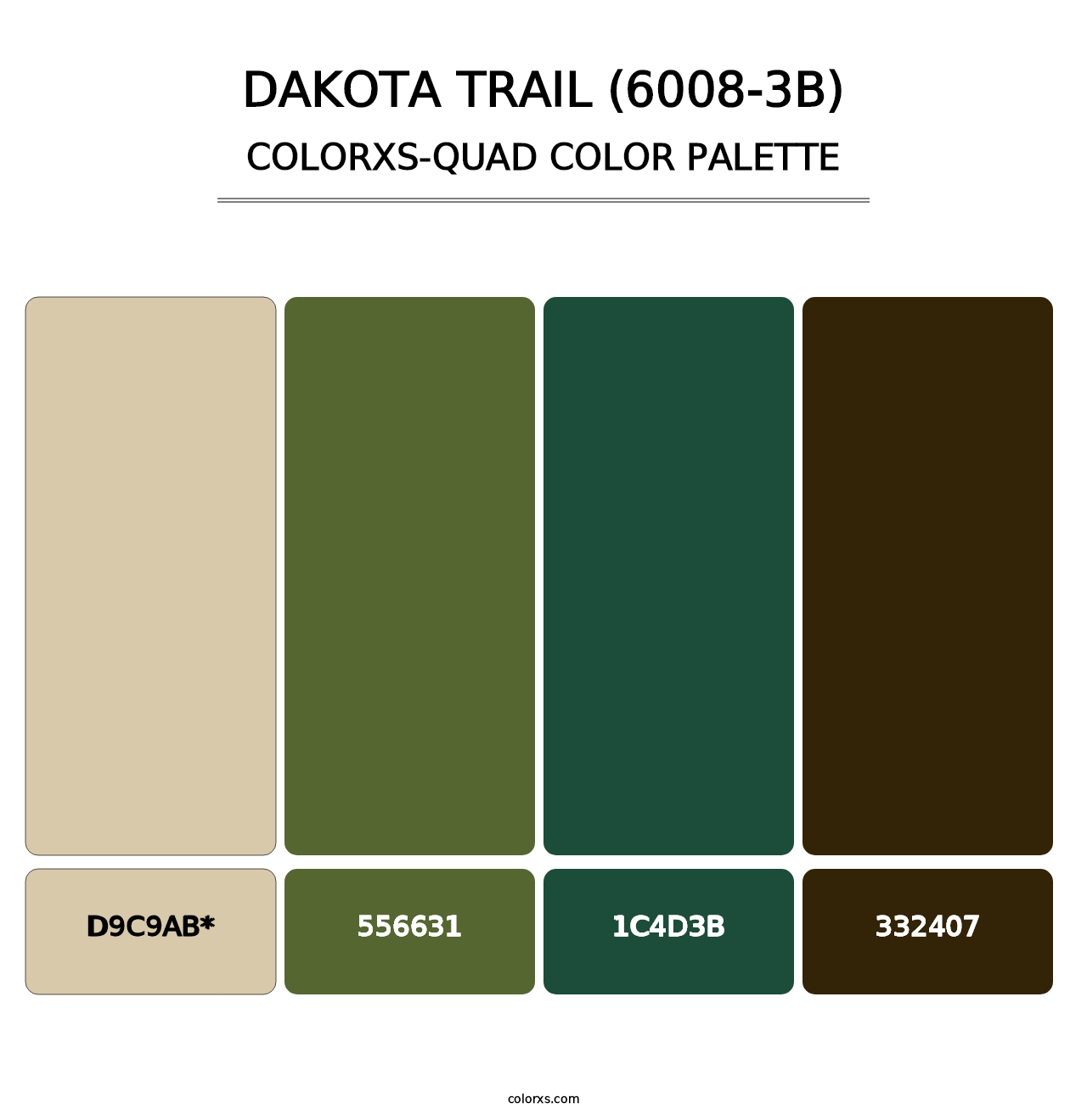 Dakota Trail (6008-3B) - Colorxs Quad Palette