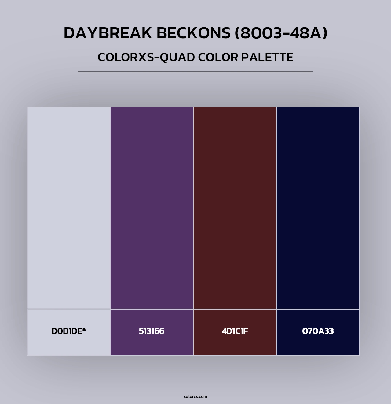 Daybreak Beckons (8003-48A) - Colorxs Quad Palette