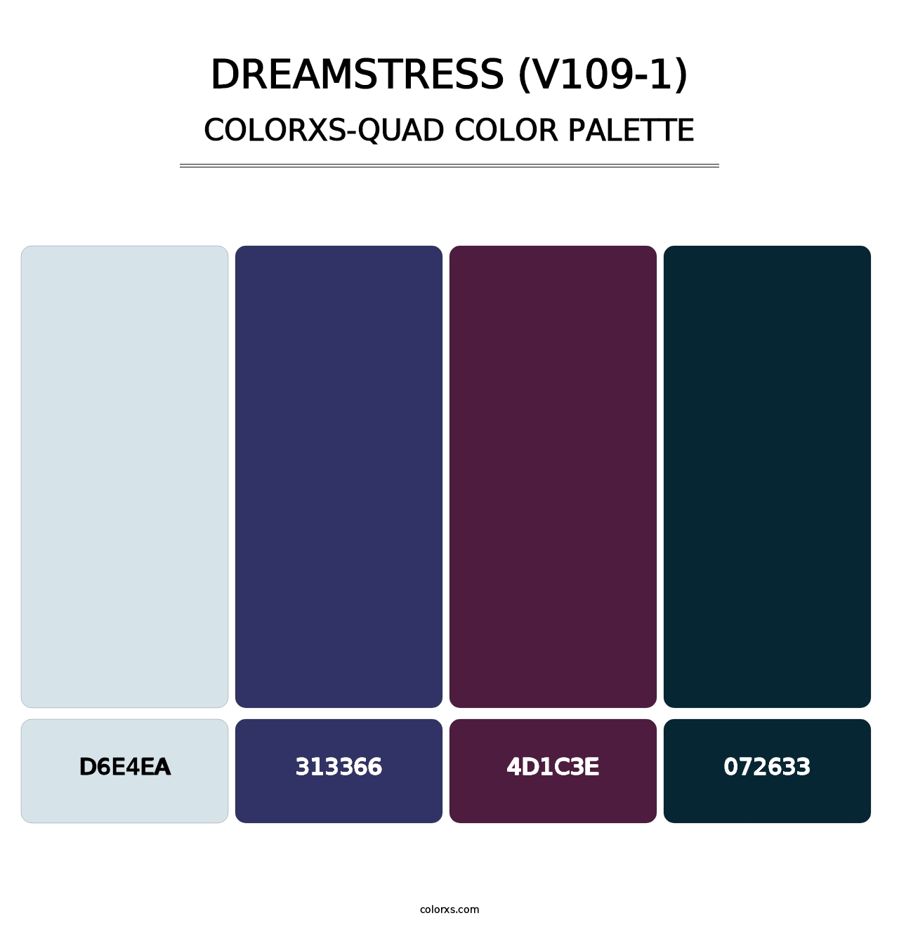Dreamstress (V109-1) - Colorxs Quad Palette