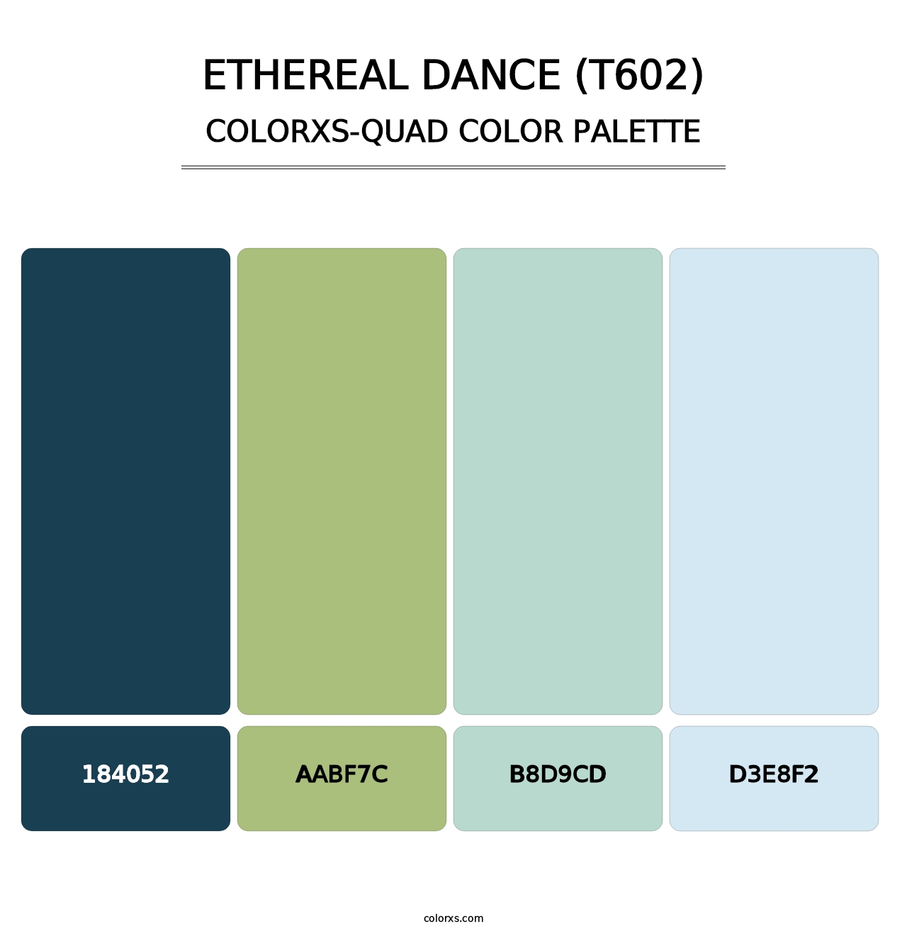 Ethereal Dance (T602) - Colorxs Quad Palette