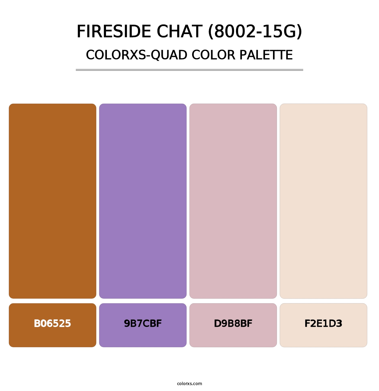 Fireside Chat (8002-15G) - Colorxs Quad Palette