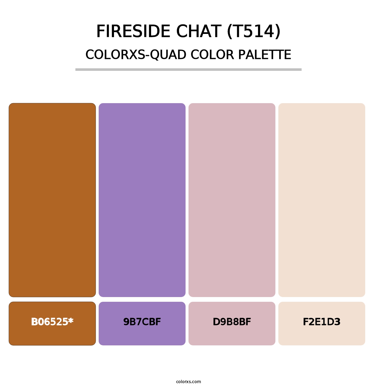 Fireside Chat (T514) - Colorxs Quad Palette