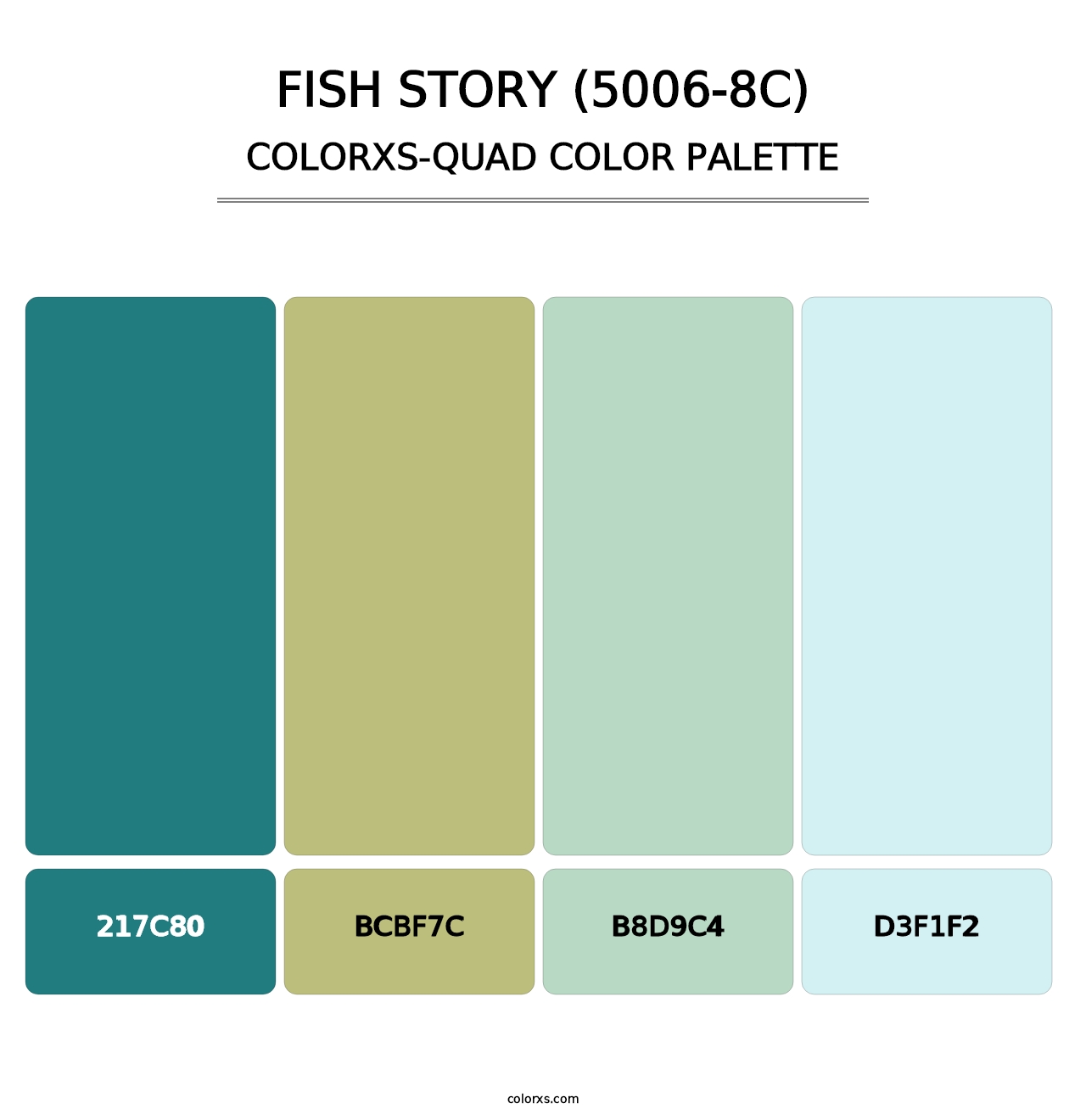 Fish Story (5006-8C) - Colorxs Quad Palette