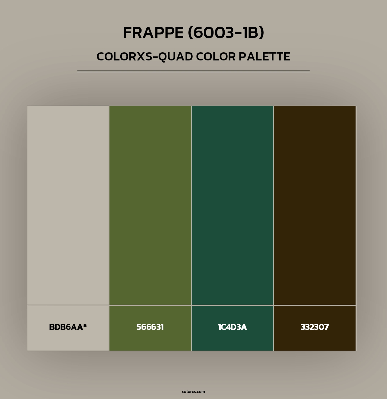 Frappe (6003-1B) - Colorxs Quad Palette