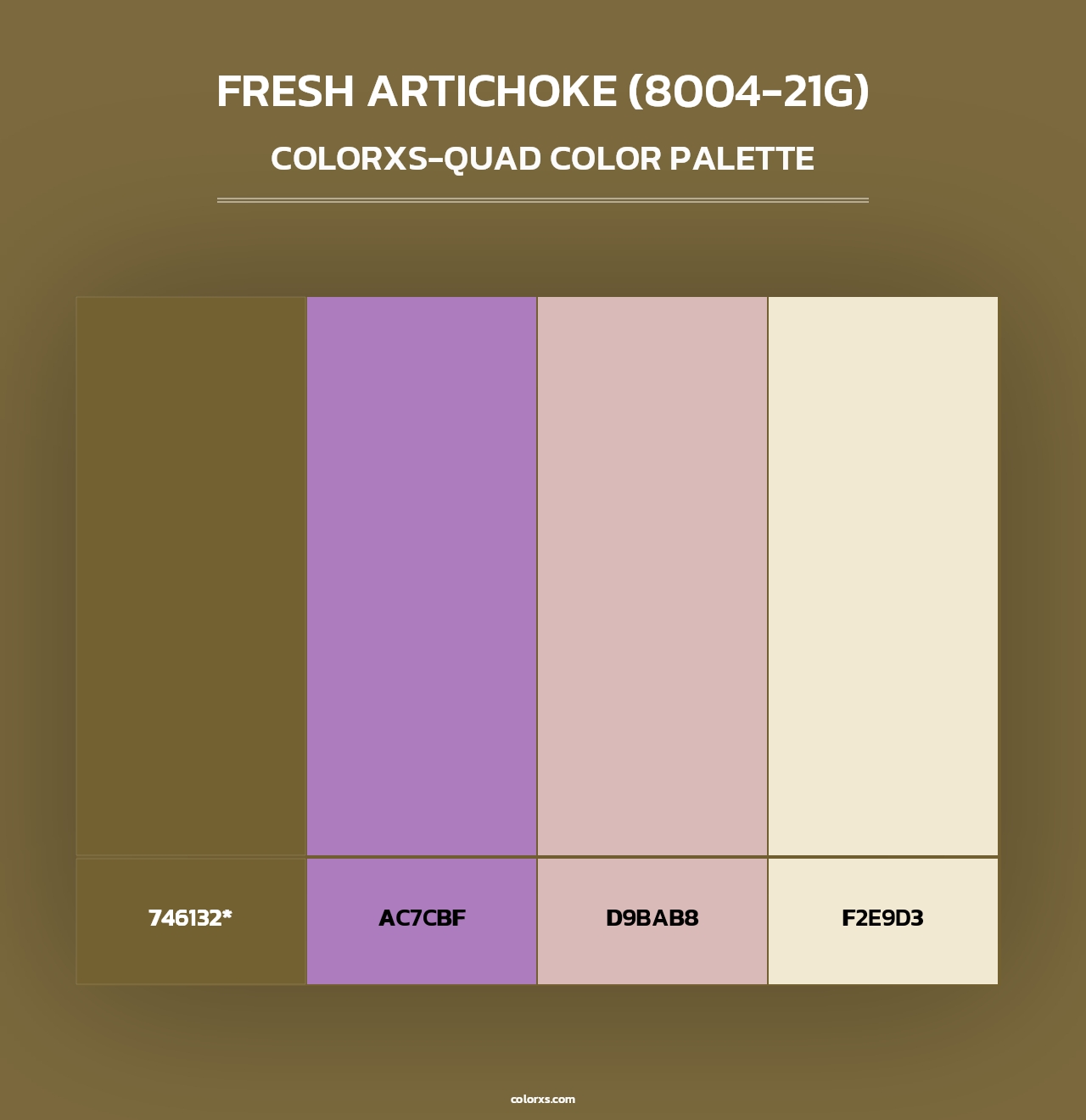 Fresh Artichoke (8004-21G) - Colorxs Quad Palette
