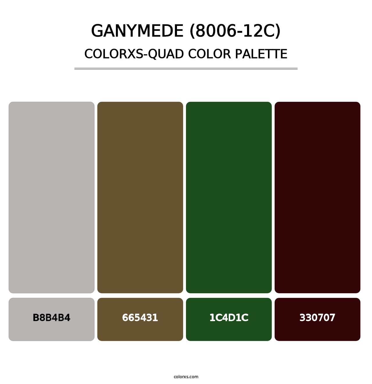 Ganymede (8006-12C) - Colorxs Quad Palette