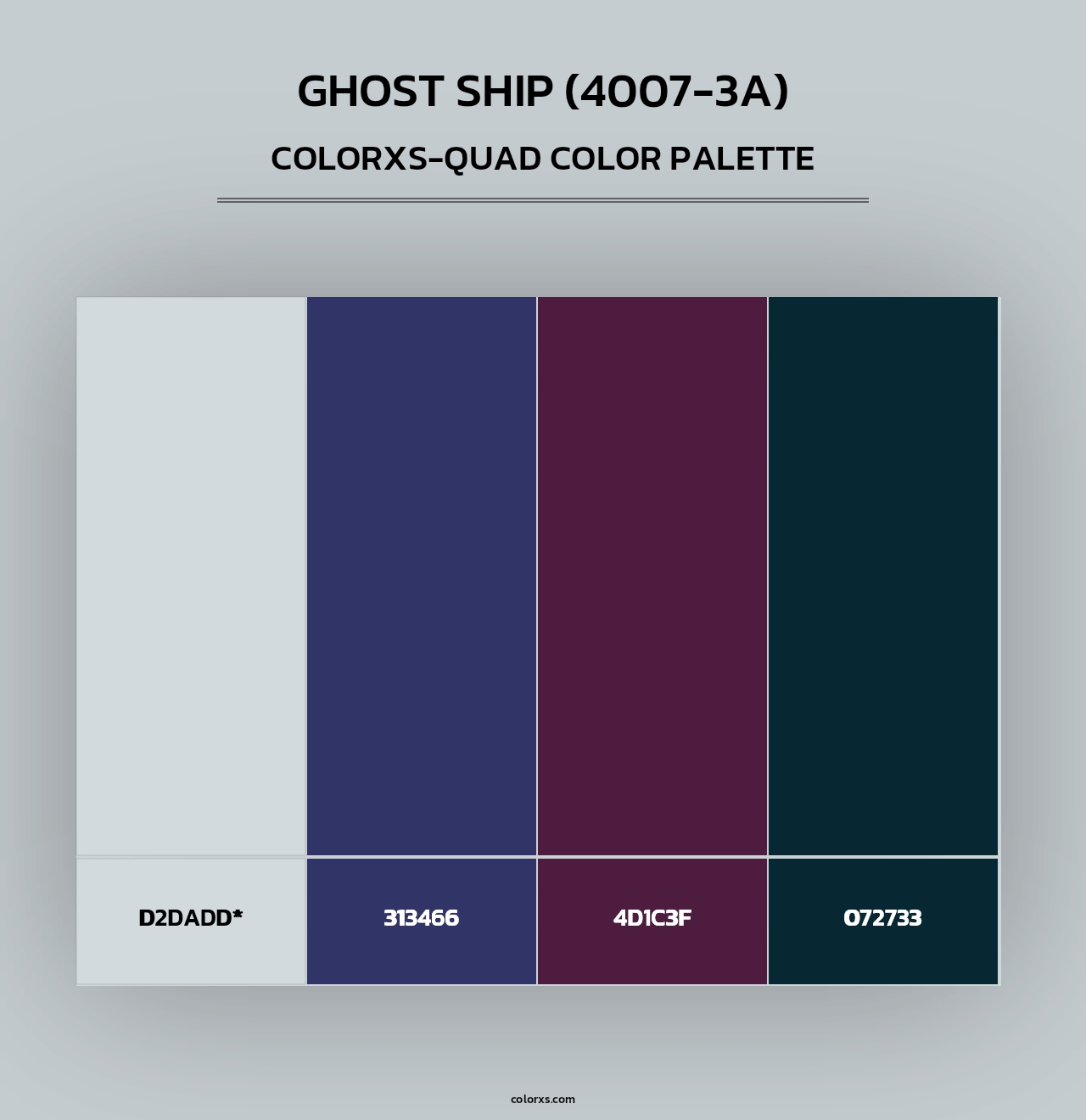 Ghost Ship (4007-3A) - Colorxs Quad Palette