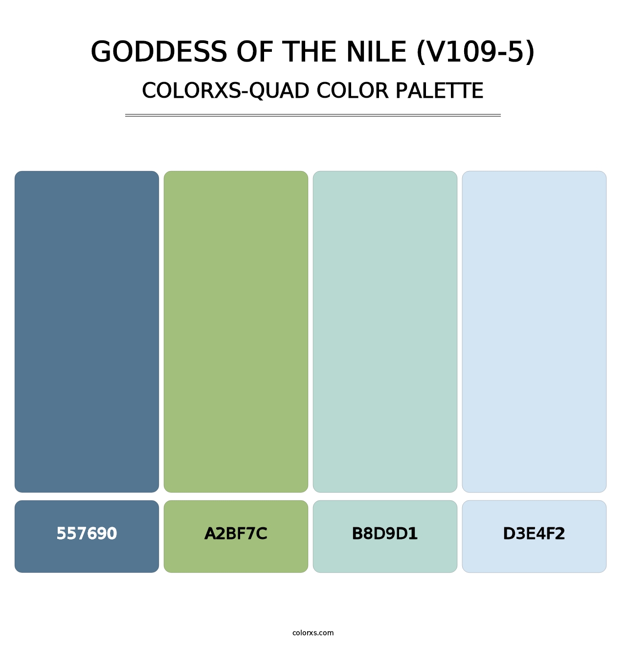 Goddess of the Nile (V109-5) - Colorxs Quad Palette