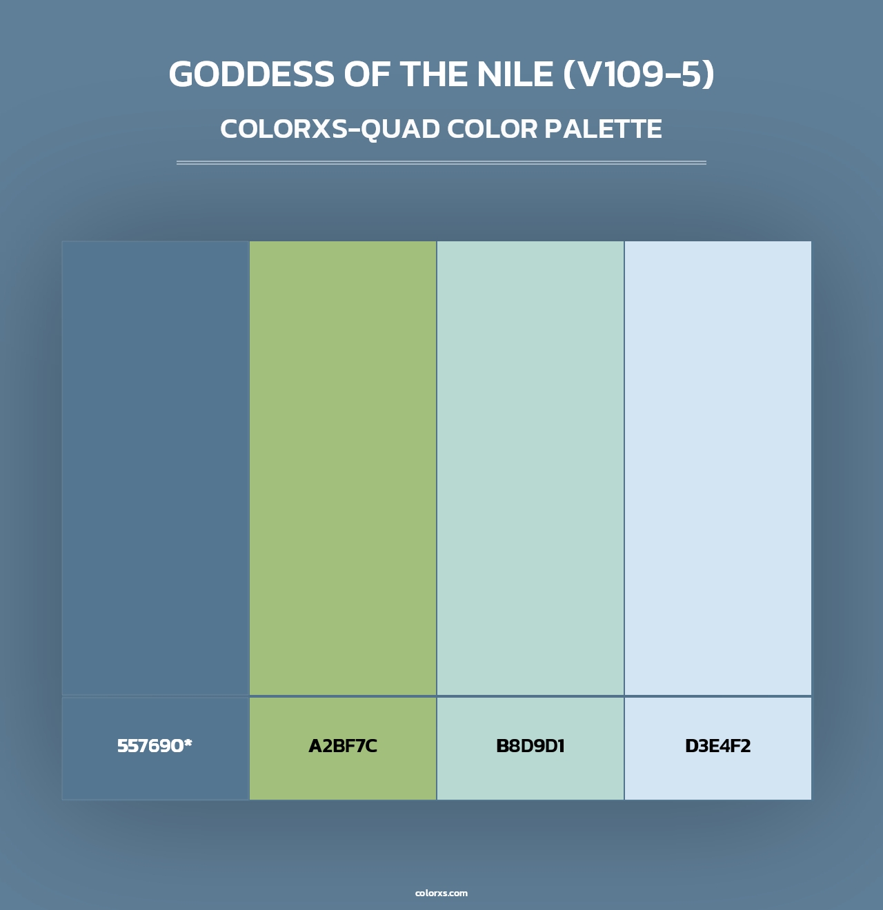 Goddess of the Nile (V109-5) - Colorxs Quad Palette