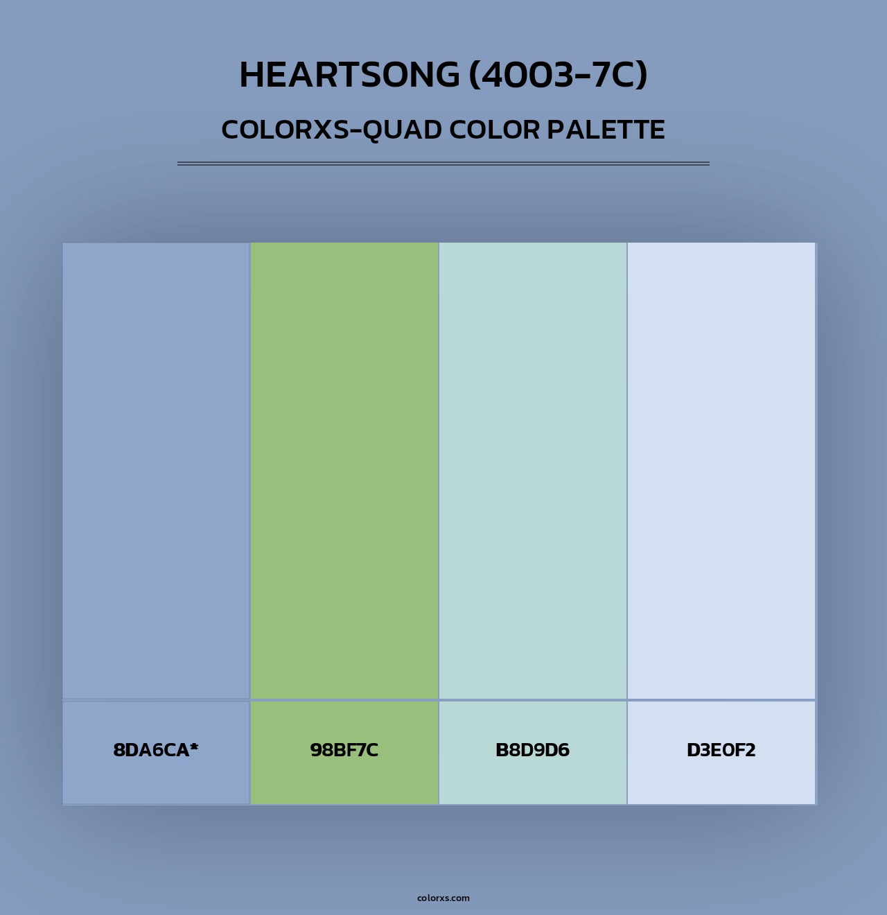 Heartsong (4003-7C) - Colorxs Quad Palette