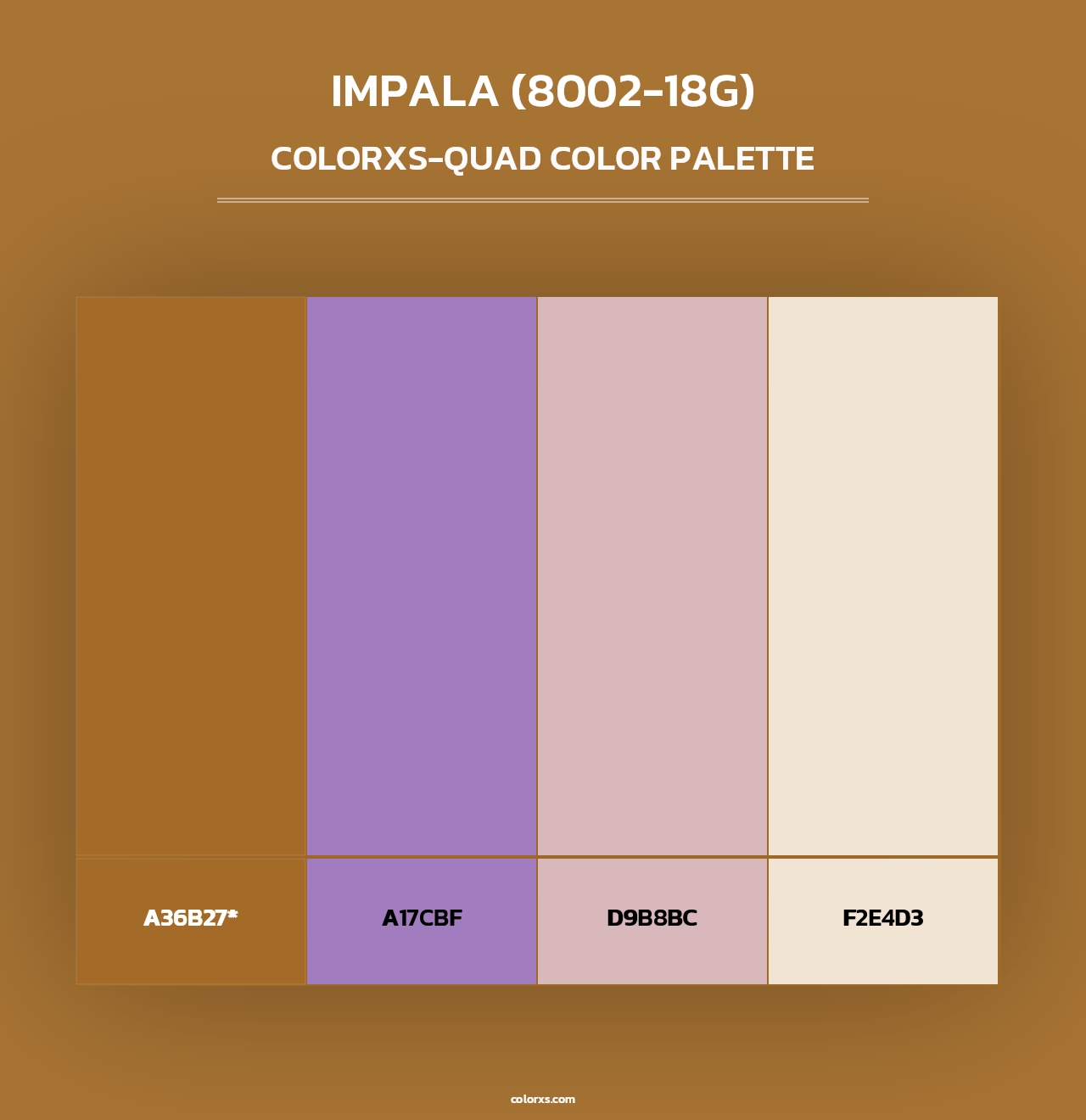 Impala (8002-18G) - Colorxs Quad Palette