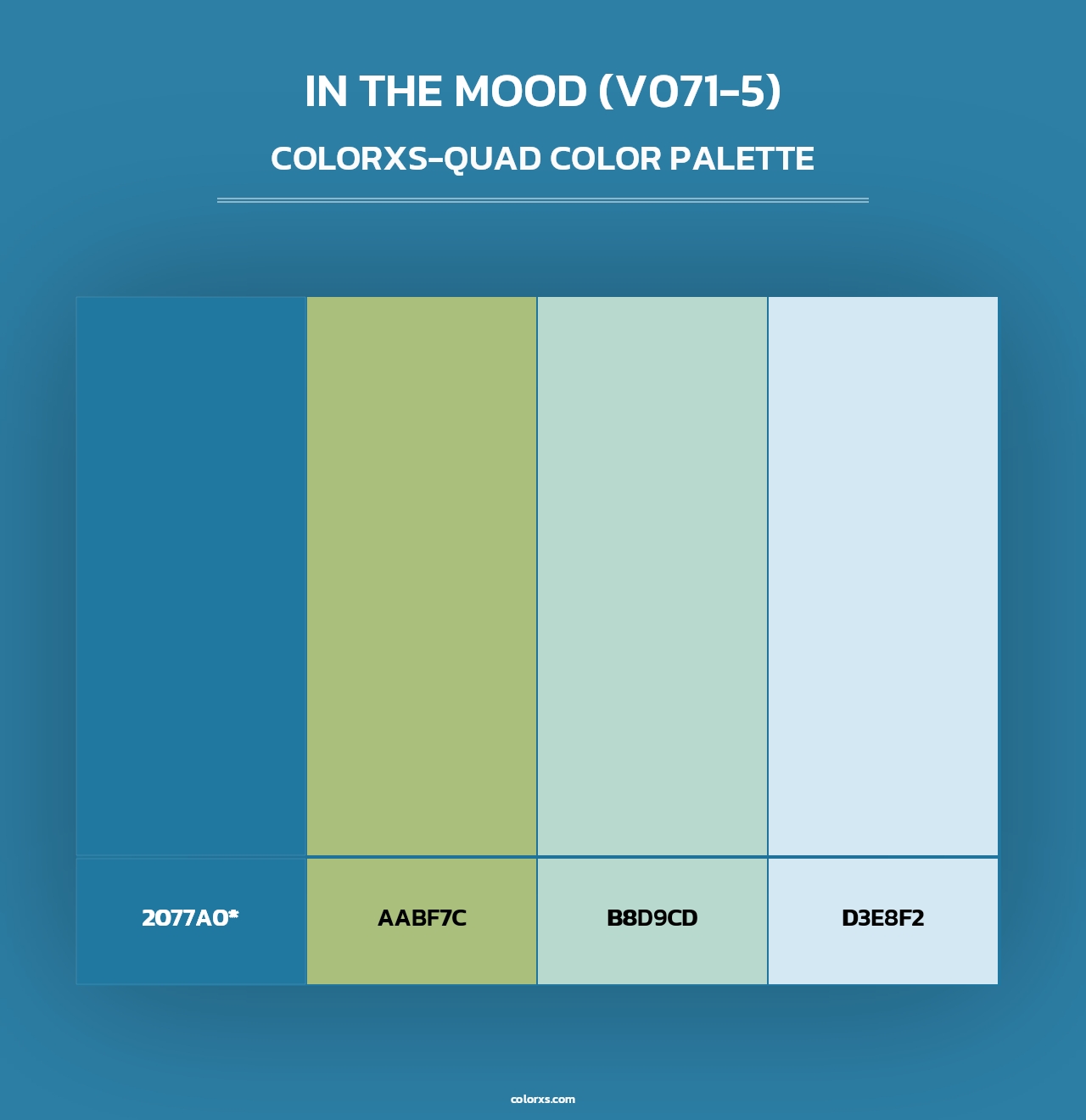 In the Mood (V071-5) - Colorxs Quad Palette