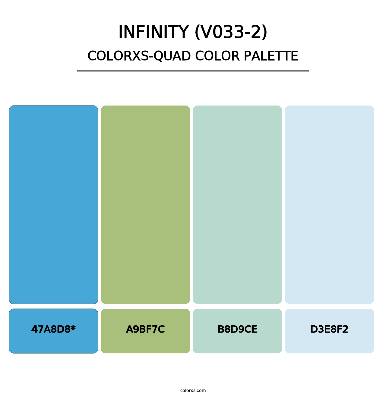 Infinity (V033-2) - Colorxs Quad Palette