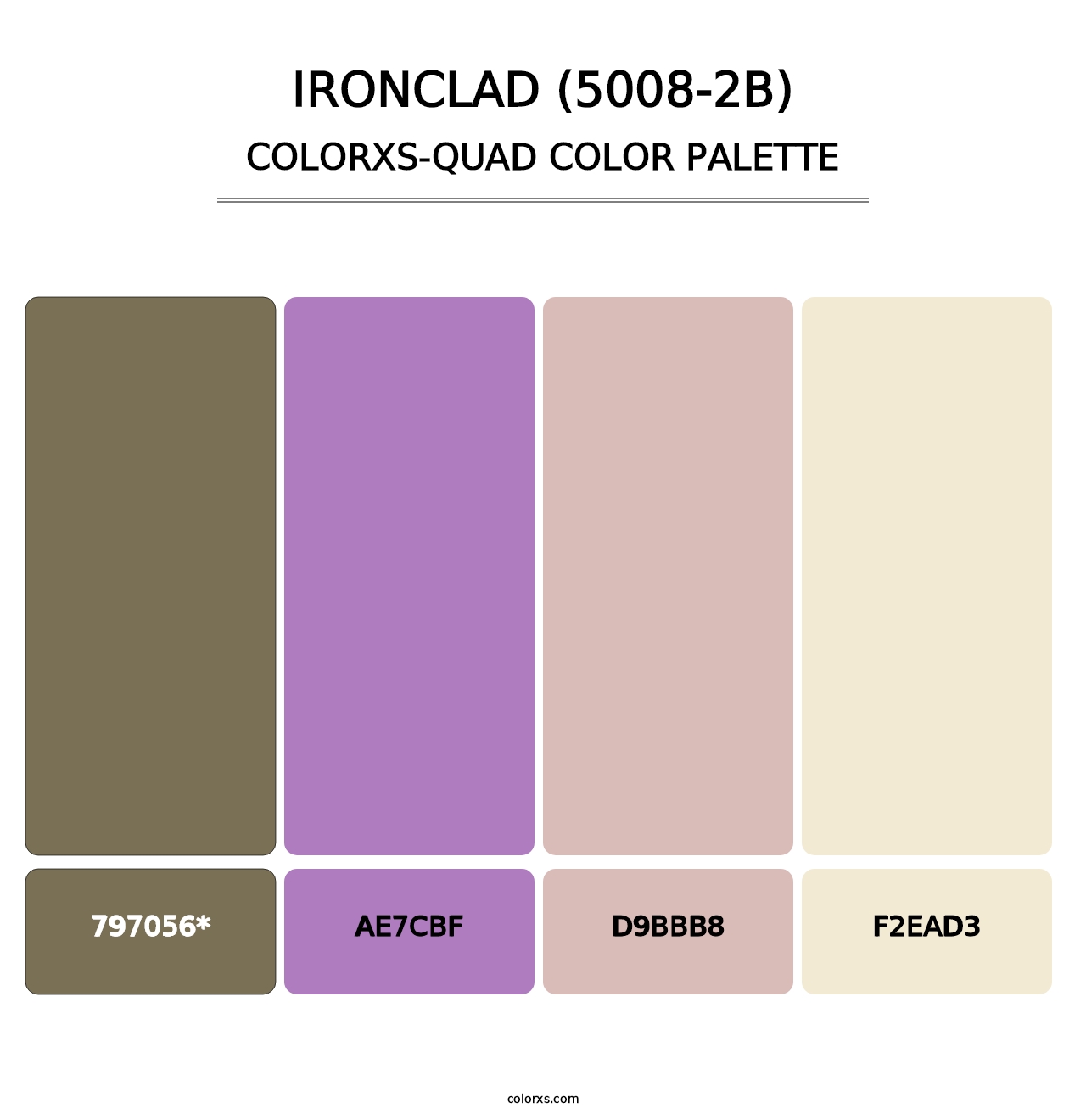 Ironclad (5008-2B) - Colorxs Quad Palette