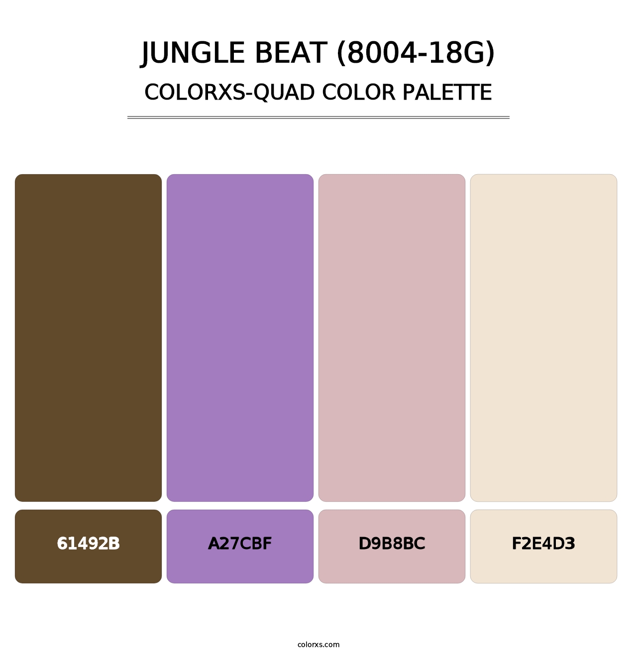 Jungle Beat (8004-18G) - Colorxs Quad Palette