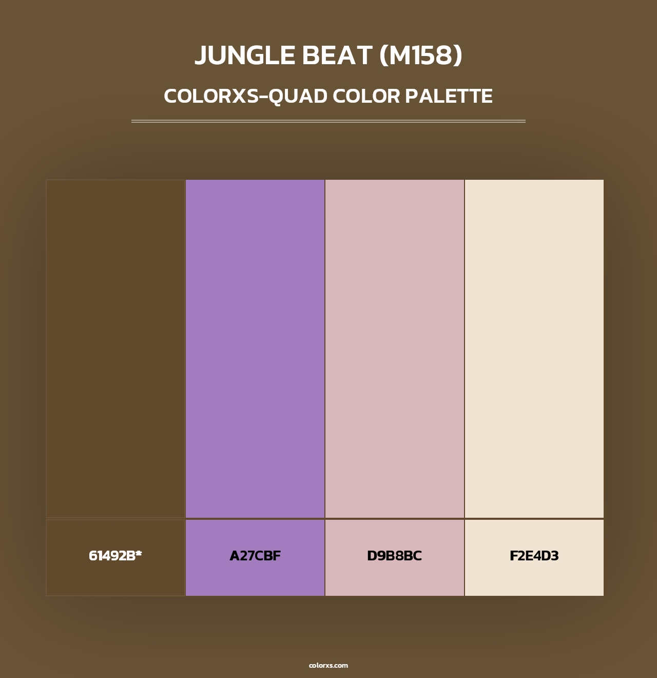 Jungle Beat (M158) - Colorxs Quad Palette