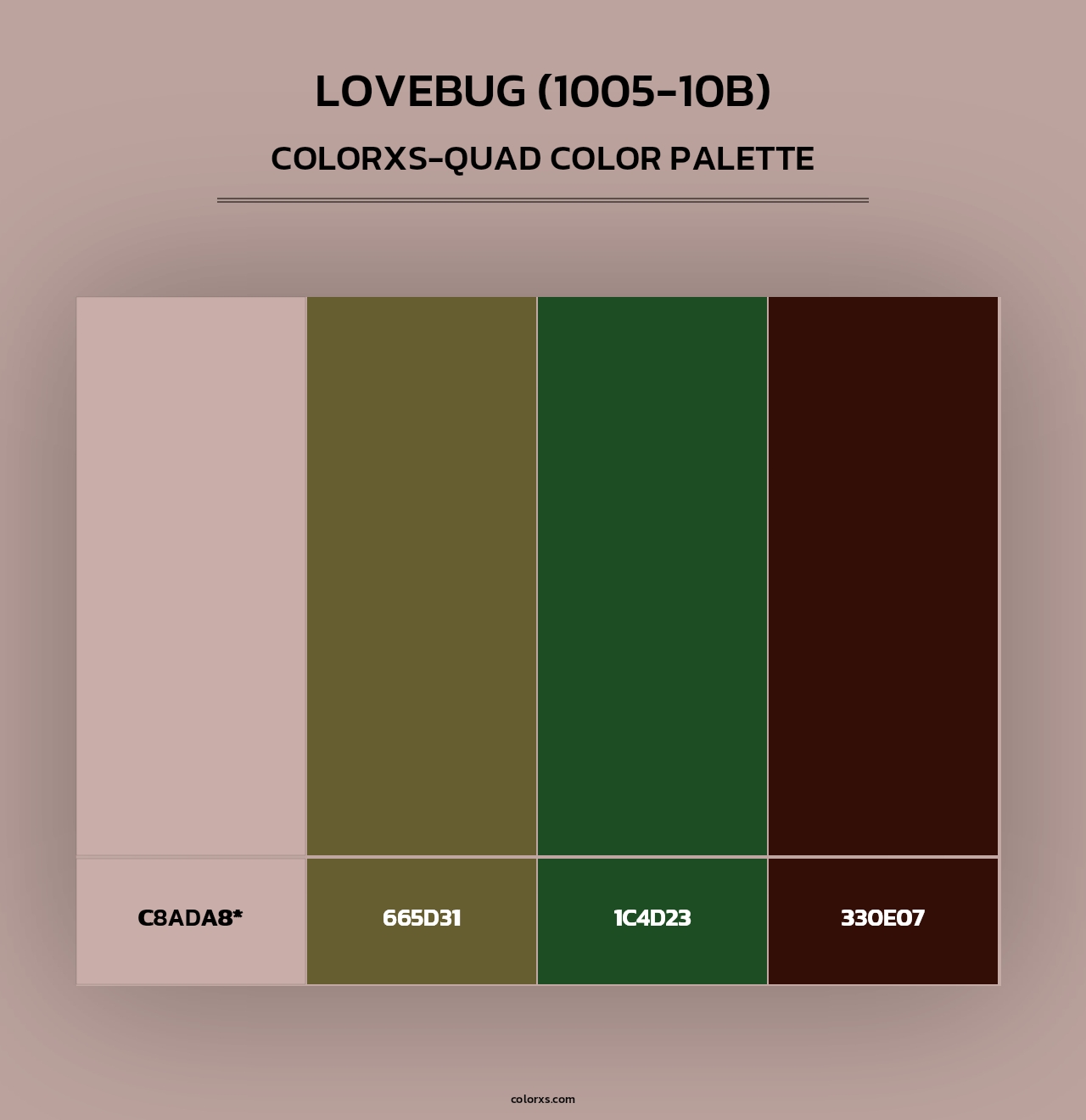 Lovebug (1005-10B) - Colorxs Quad Palette