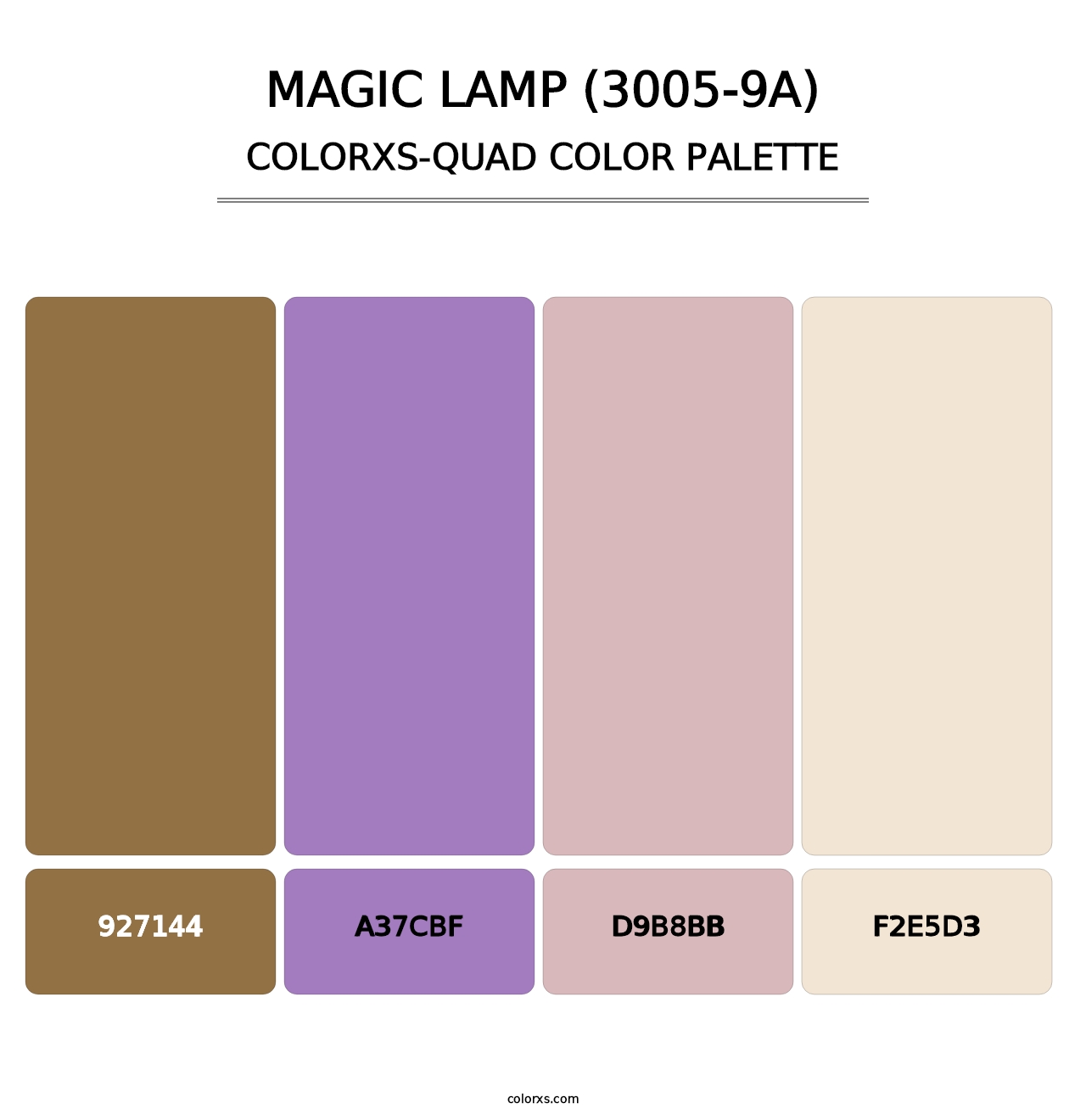 Magic Lamp (3005-9A) - Colorxs Quad Palette