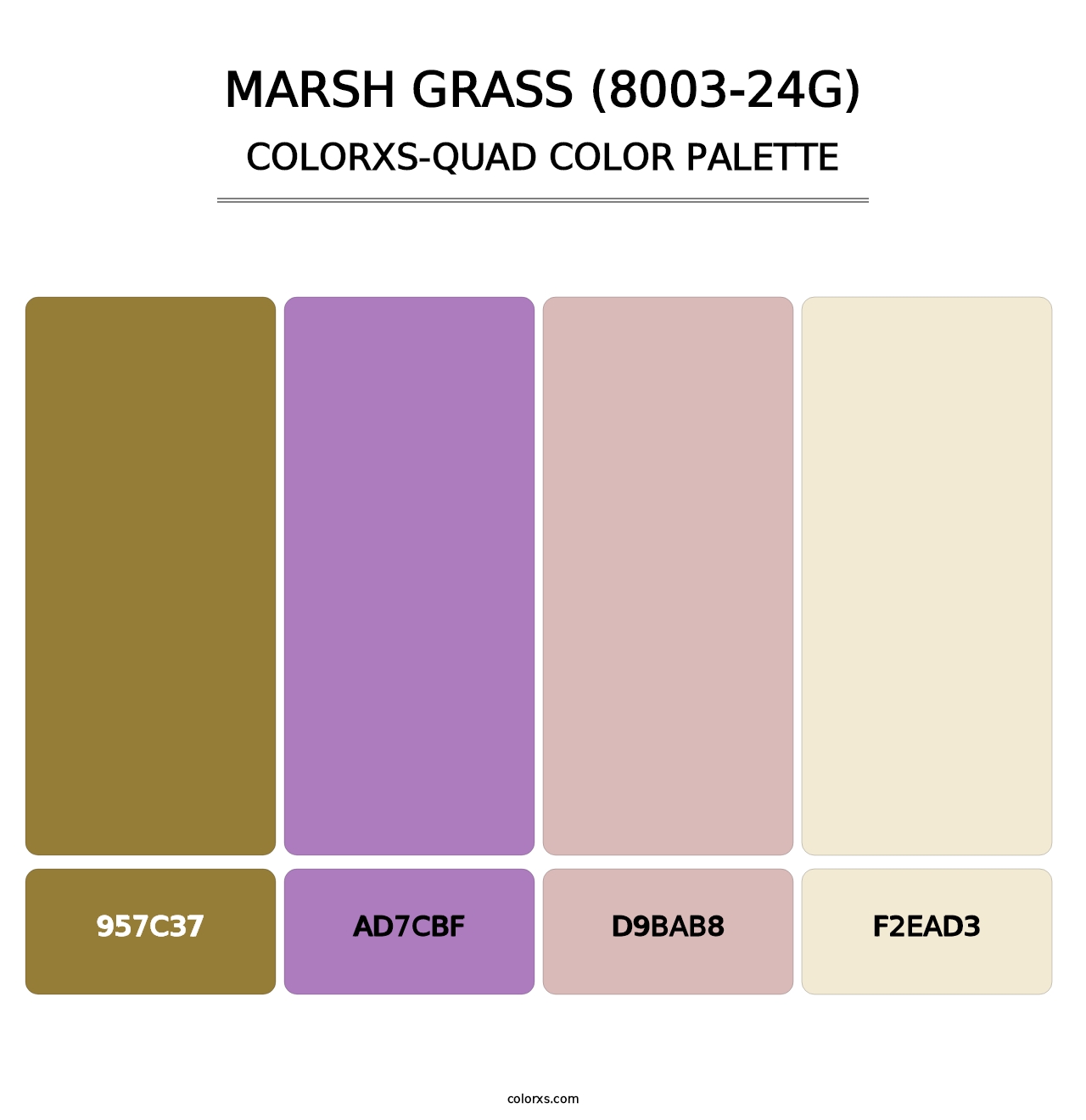 Marsh Grass (8003-24G) - Colorxs Quad Palette