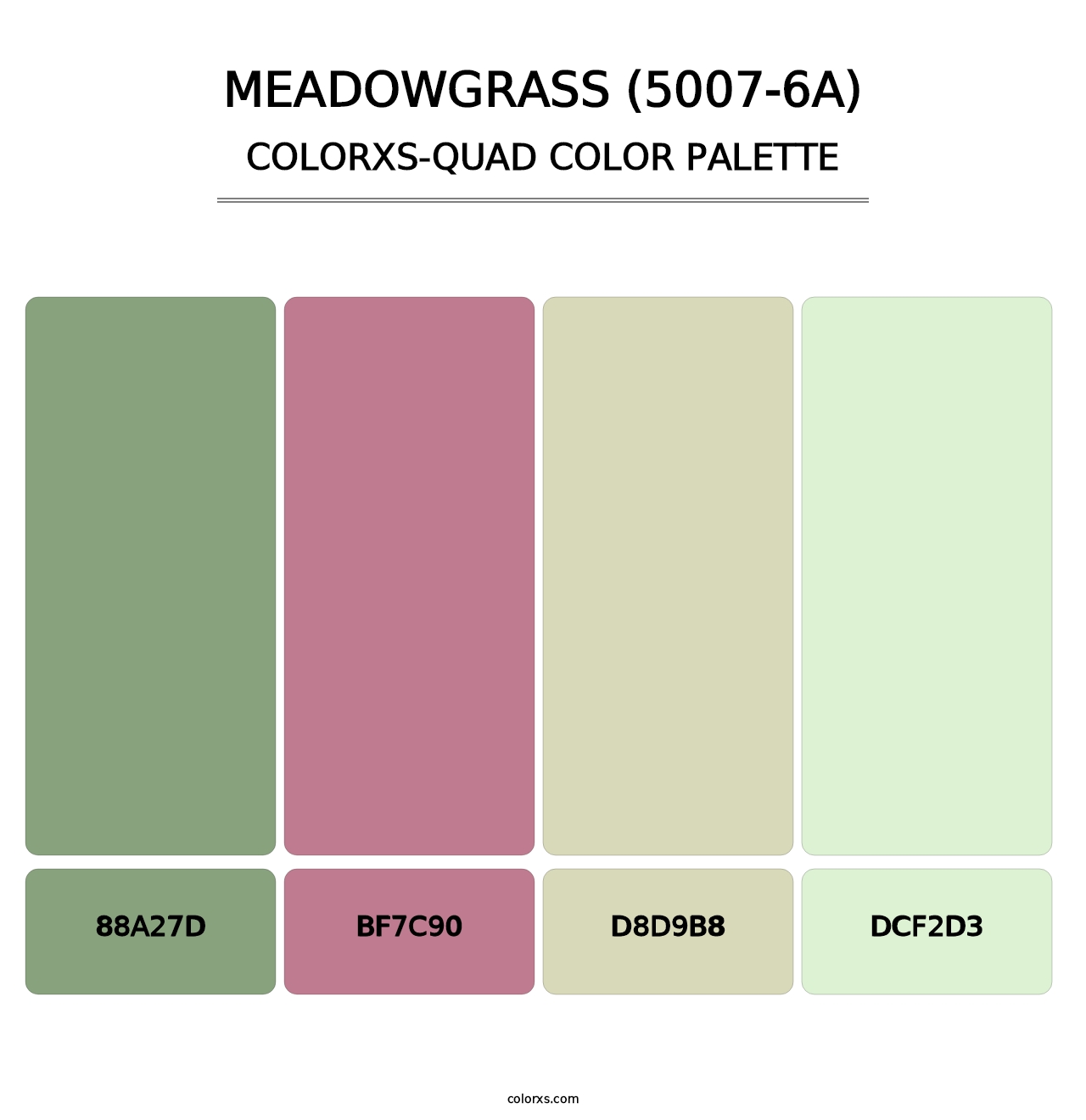 Meadowgrass (5007-6A) - Colorxs Quad Palette