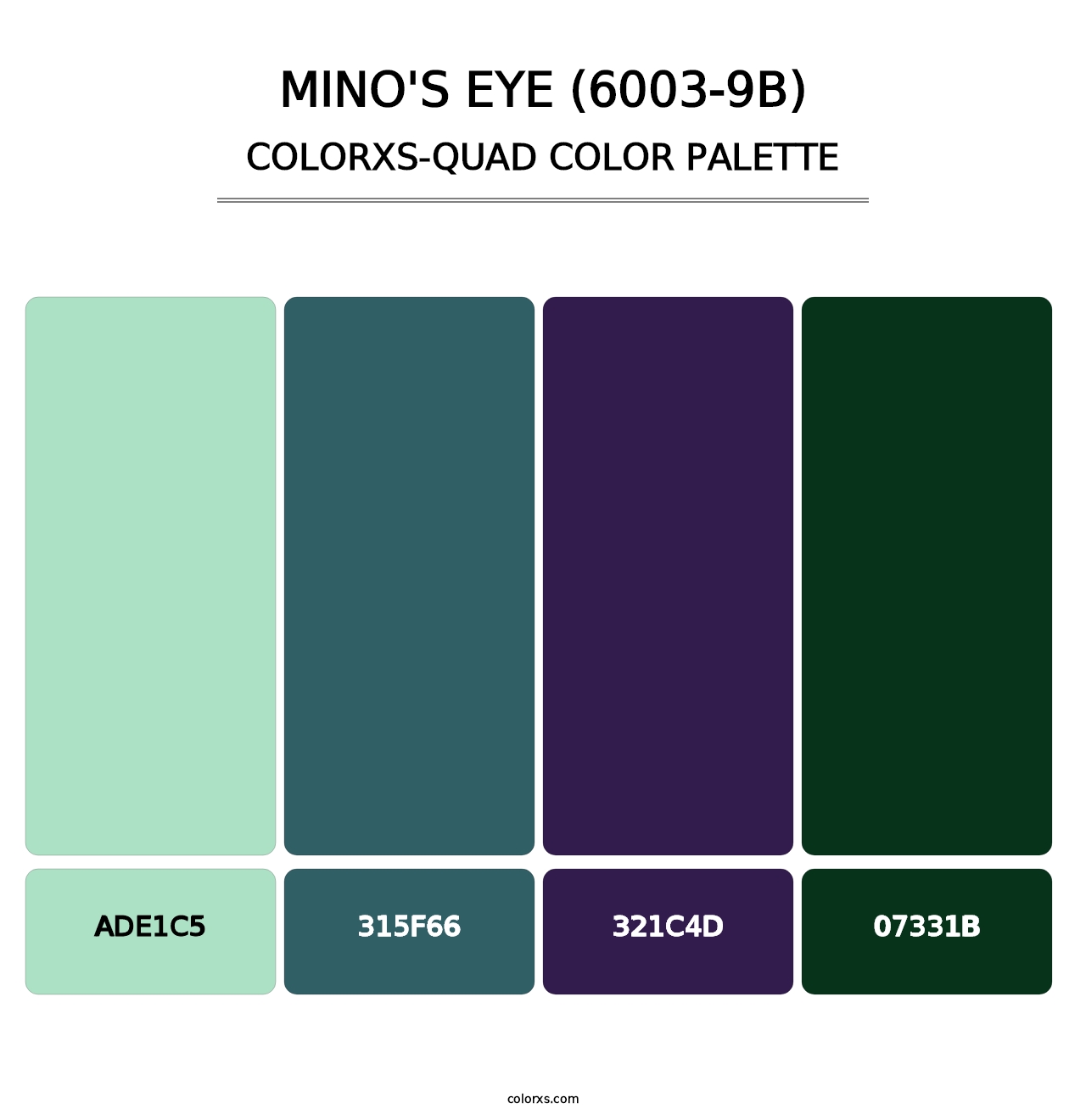 Mino's Eye (6003-9B) - Colorxs Quad Palette