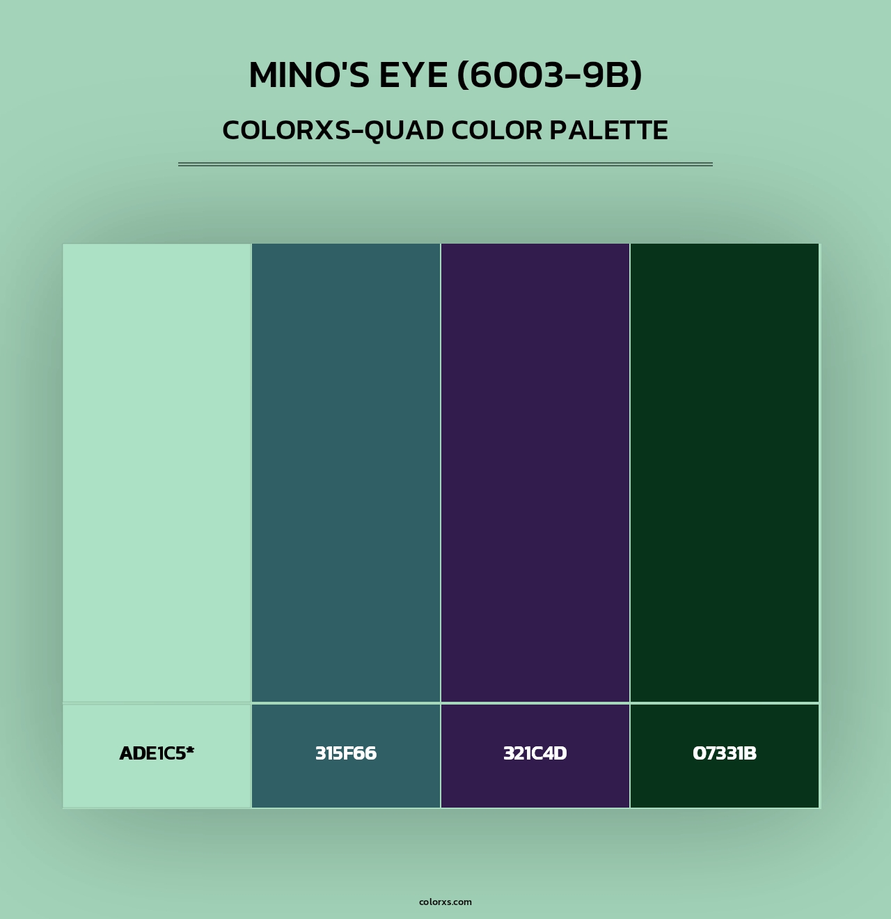 Mino's Eye (6003-9B) - Colorxs Quad Palette