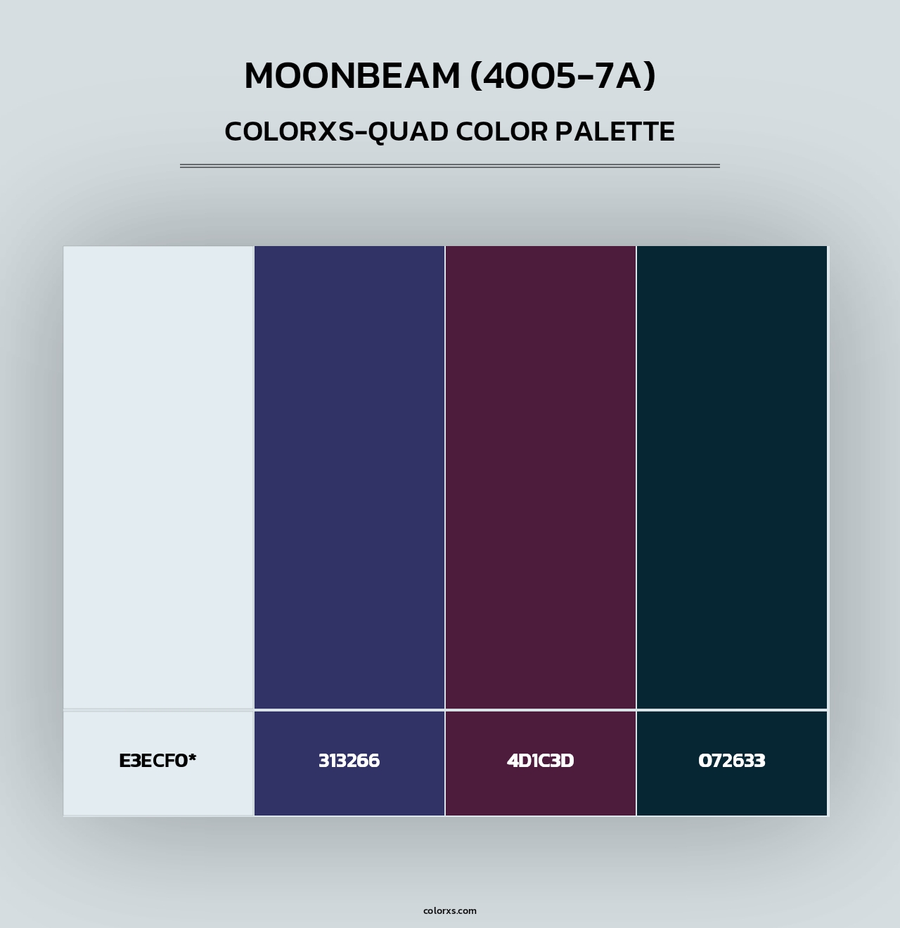 Moonbeam (4005-7A) - Colorxs Quad Palette