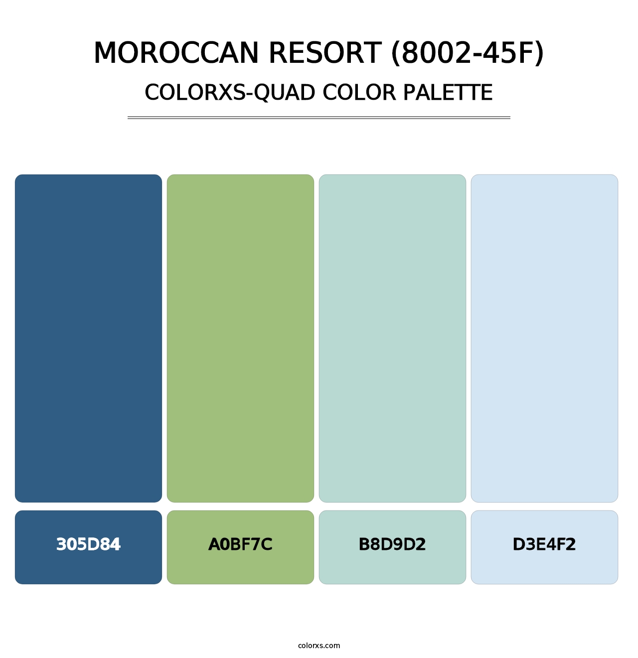 Moroccan Resort (8002-45F) - Colorxs Quad Palette