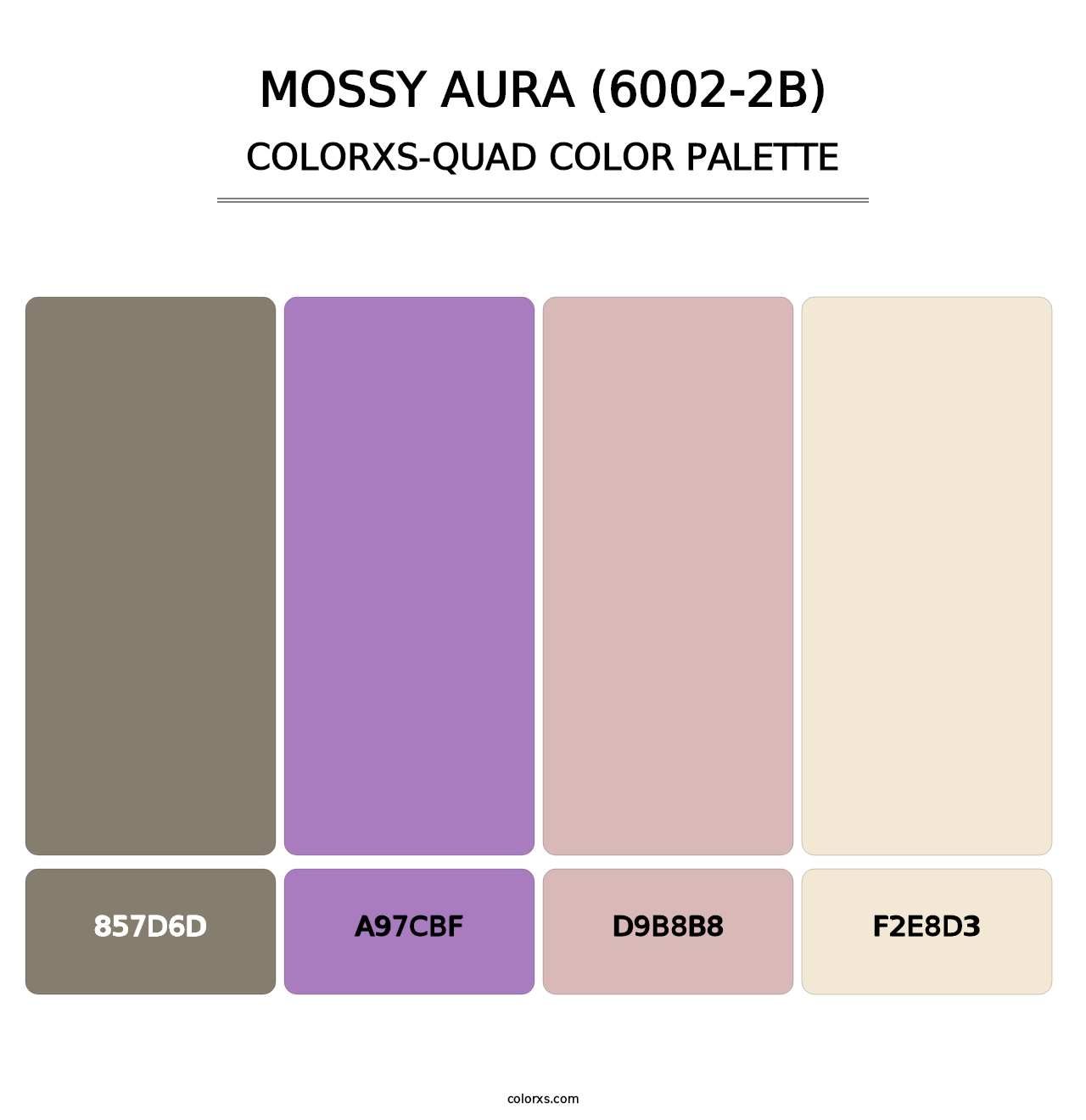 Mossy Aura (6002-2B) - Colorxs Quad Palette