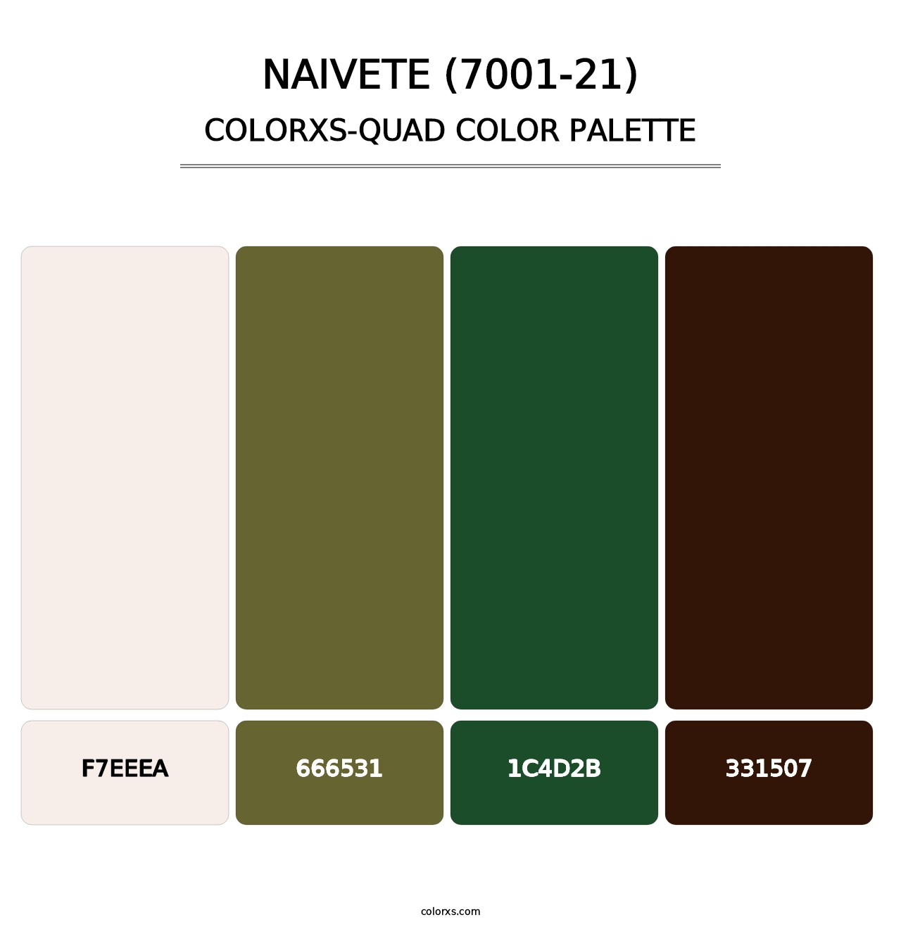 Naivete (7001-21) - Colorxs Quad Palette