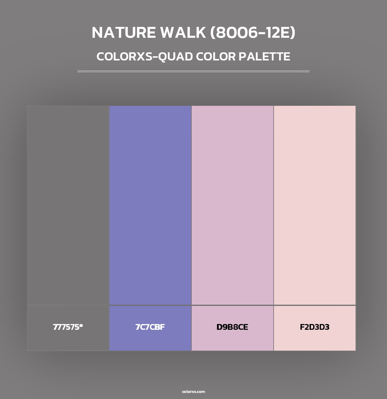 Nature Walk (8006-12E) - Colorxs Quad Palette