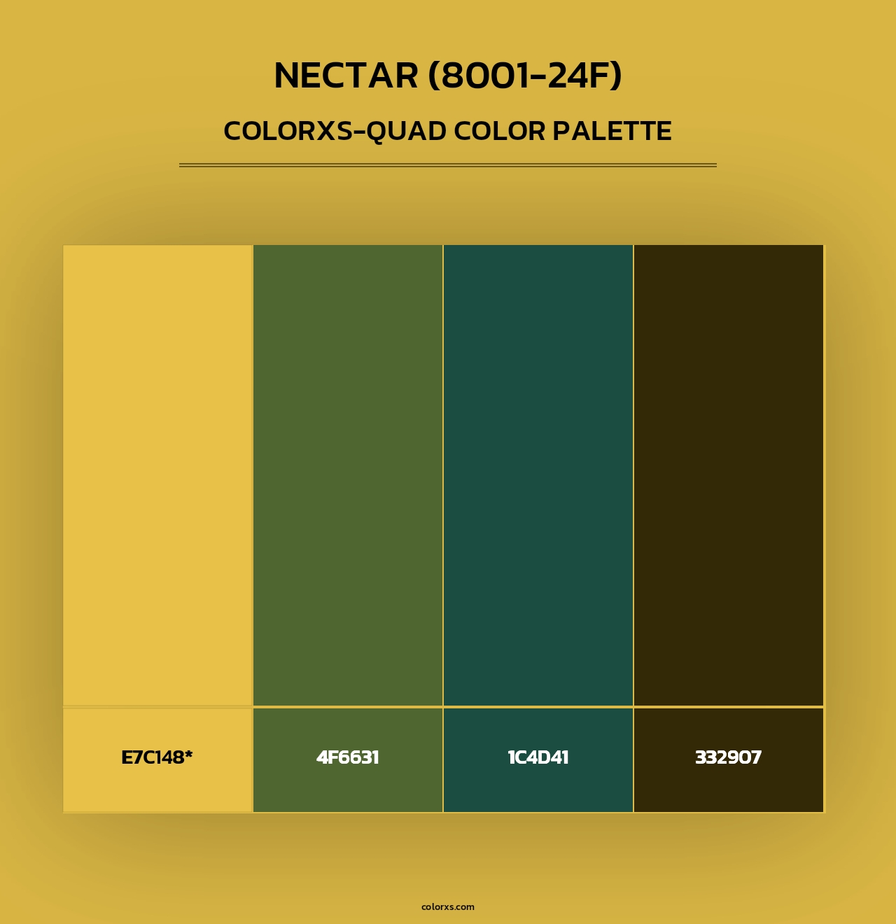 Nectar (8001-24F) - Colorxs Quad Palette