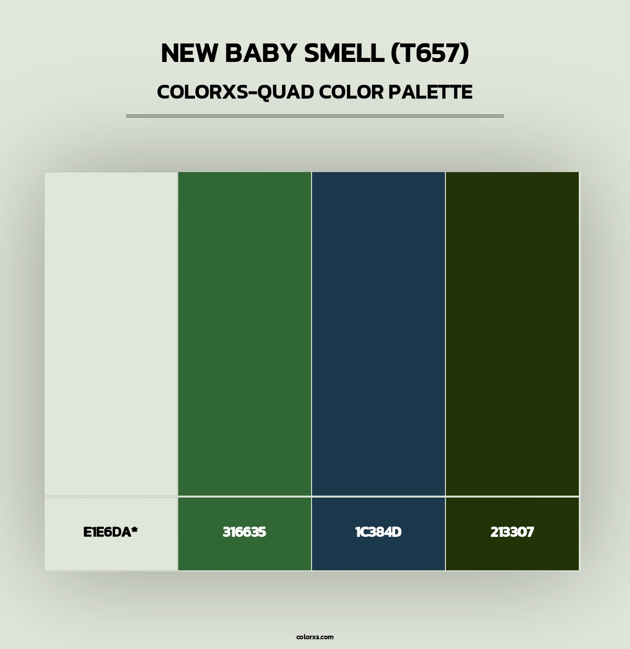 New Baby Smell (T657) - Colorxs Quad Palette