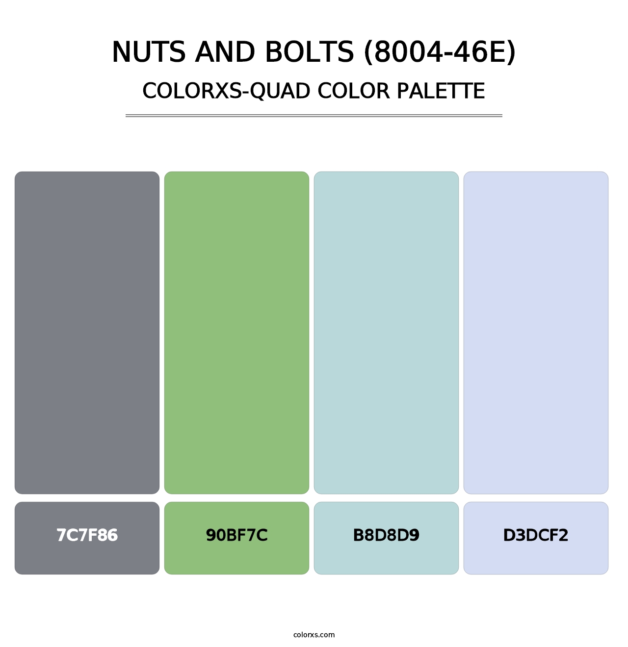 Nuts and Bolts (8004-46E) - Colorxs Quad Palette