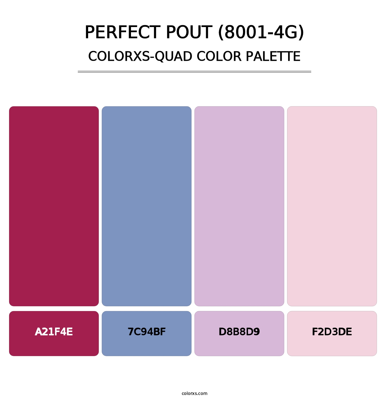 Perfect Pout (8001-4G) - Colorxs Quad Palette