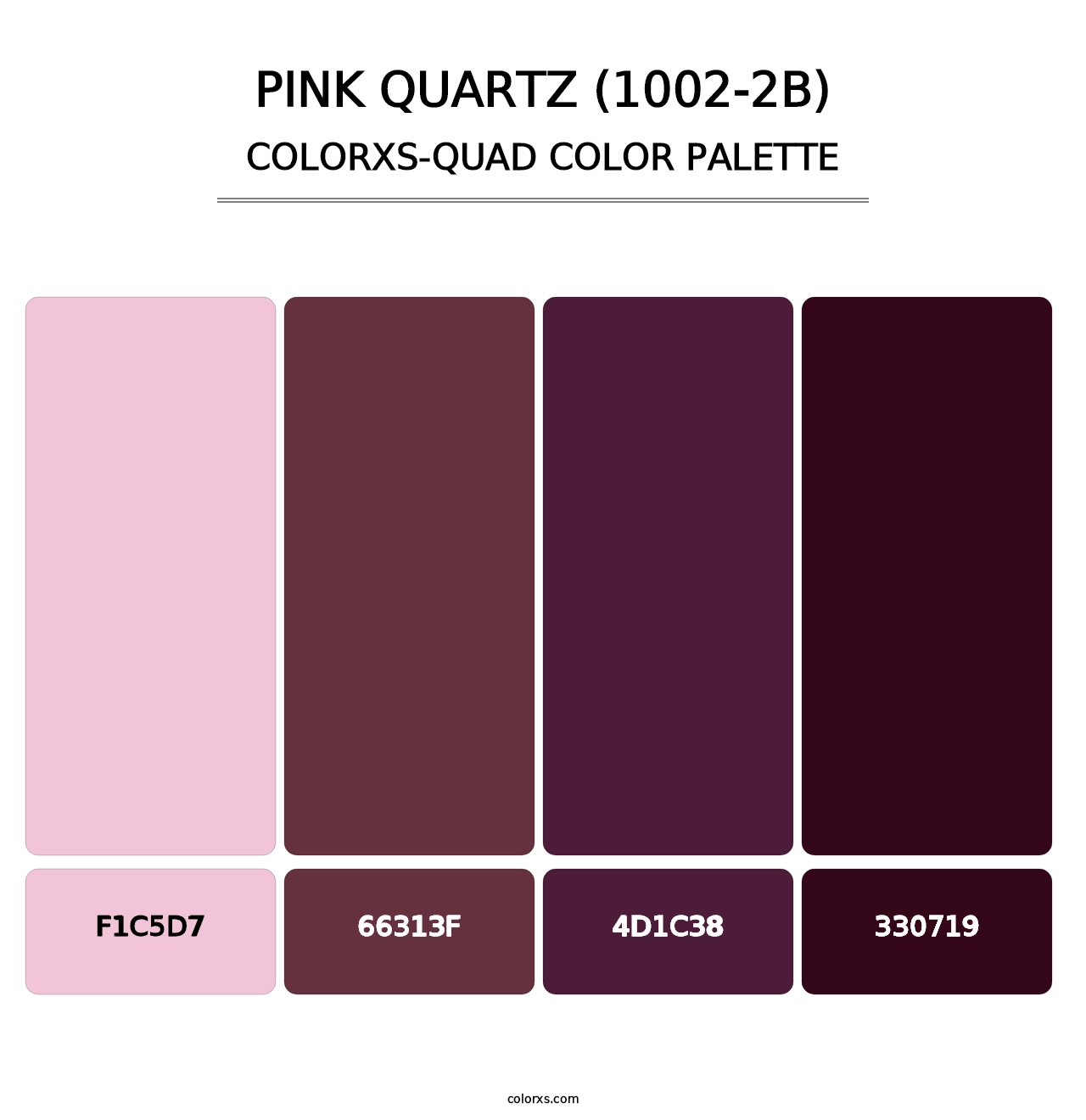 Pink Quartz (1002-2B) - Colorxs Quad Palette