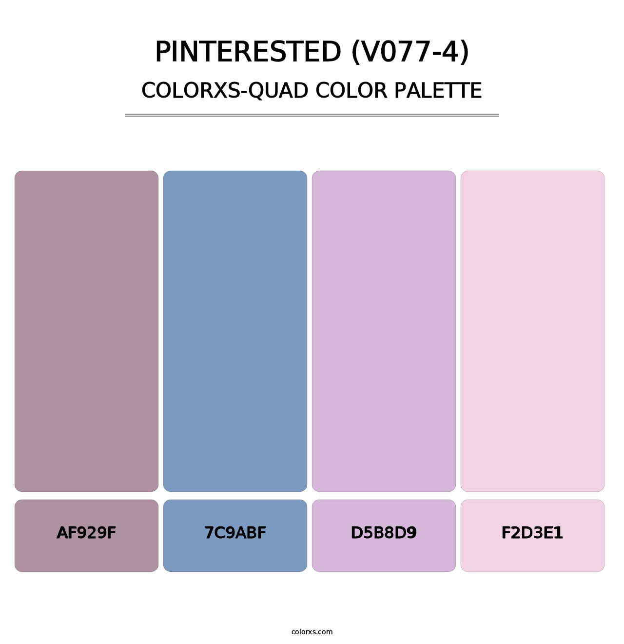 Pinterested (V077-4) - Colorxs Quad Palette
