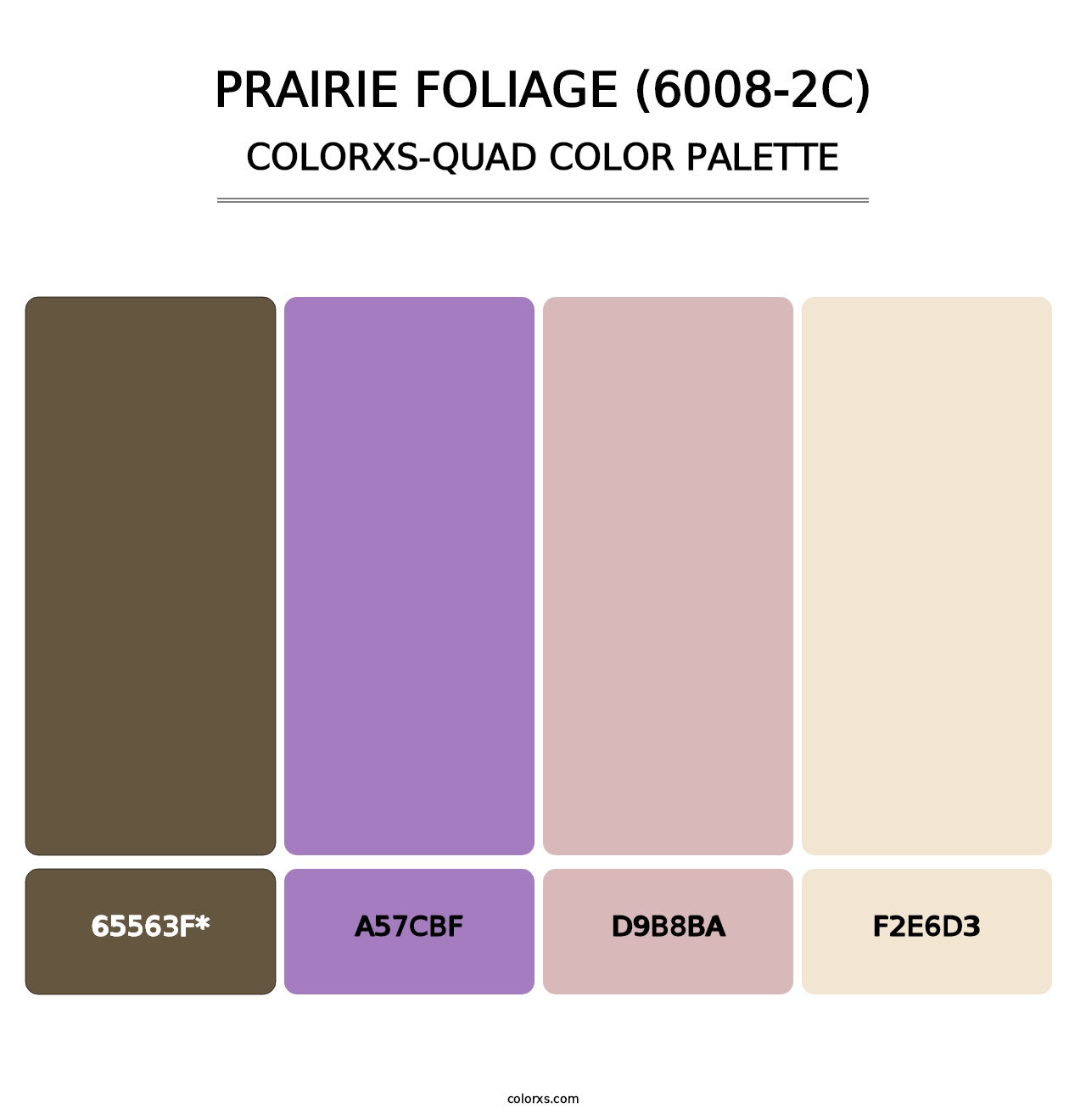 Prairie Foliage (6008-2C) - Colorxs Quad Palette