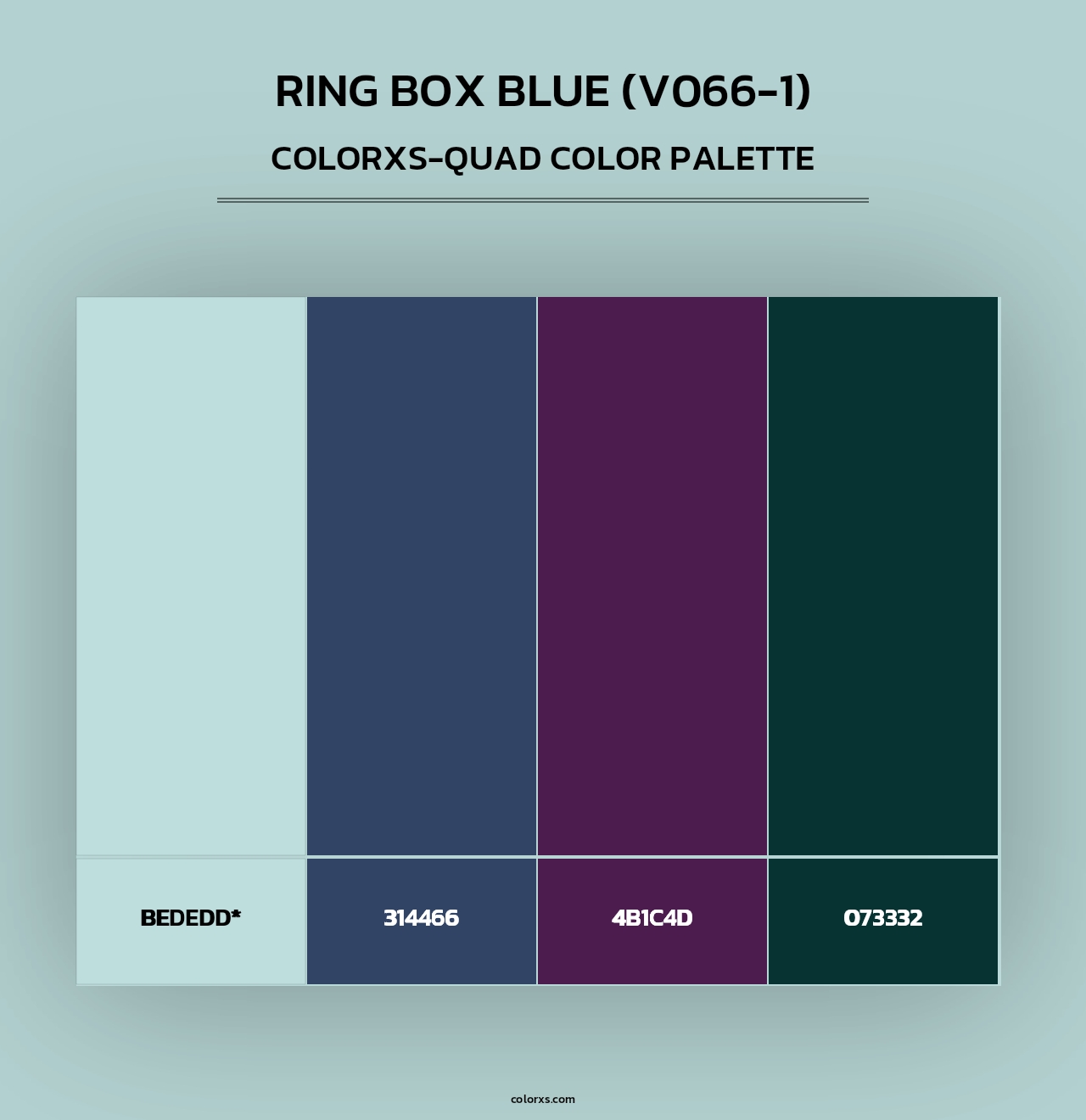 Ring Box Blue (V066-1) - Colorxs Quad Palette