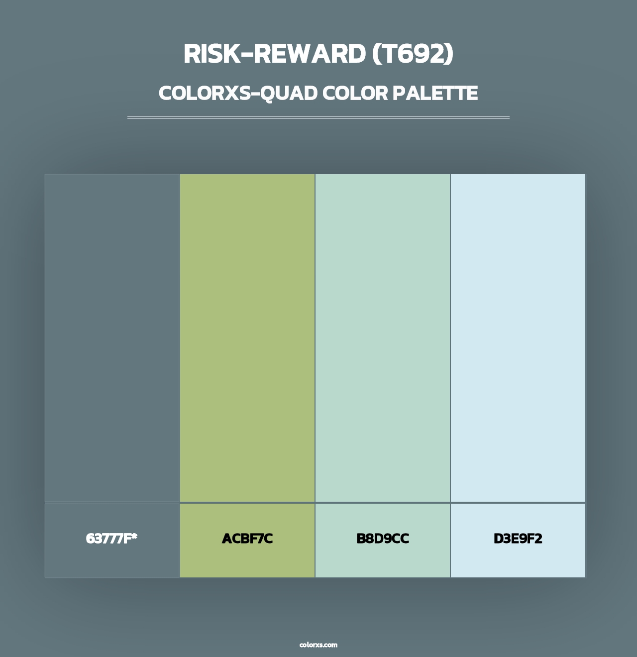 Risk-Reward (T692) - Colorxs Quad Palette