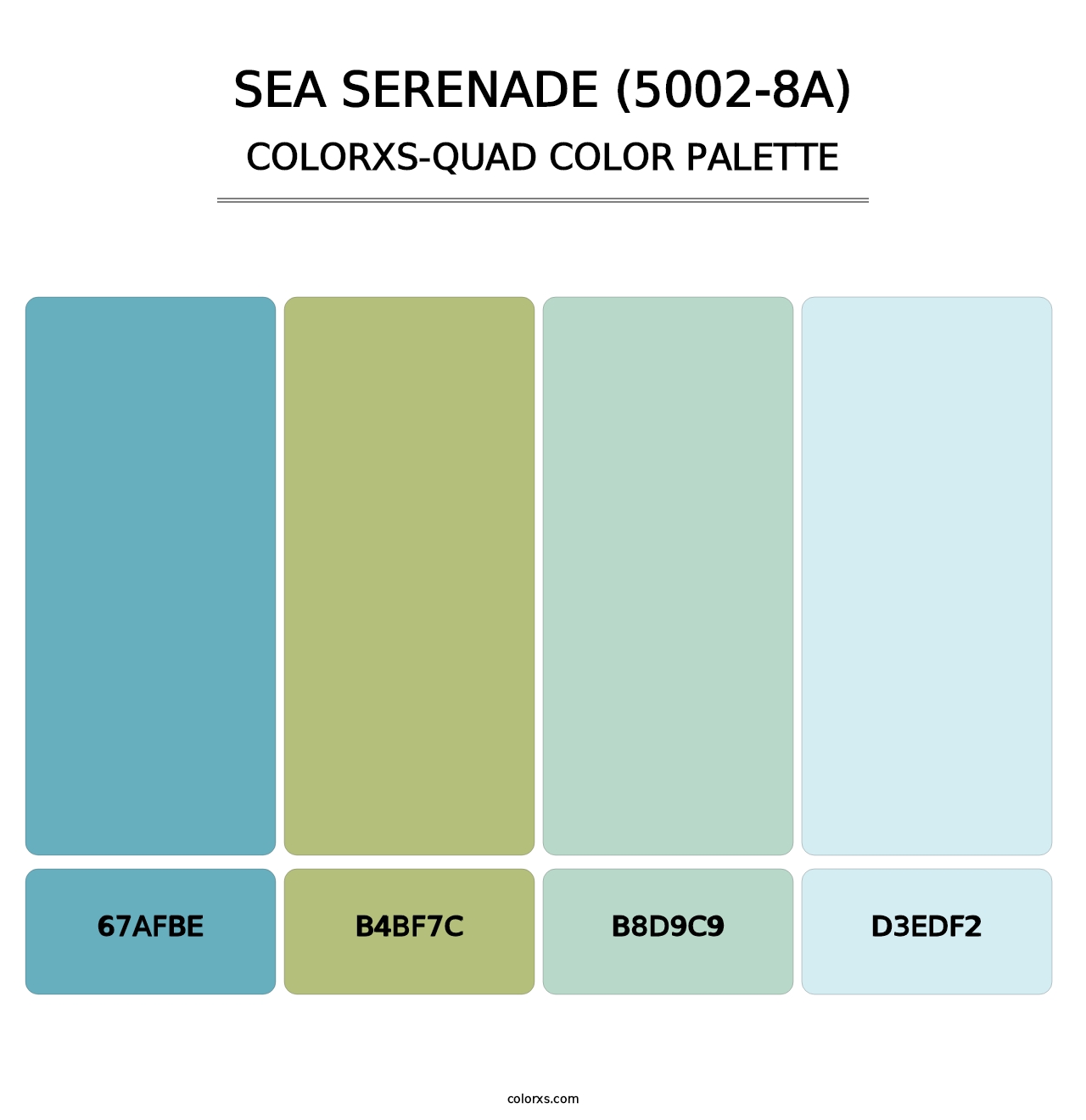 Sea Serenade (5002-8A) - Colorxs Quad Palette