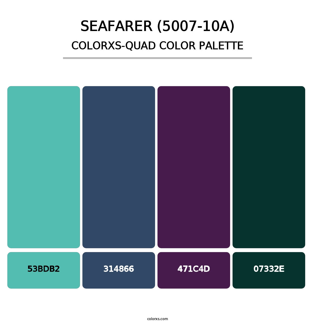 Seafarer (5007-10A) - Colorxs Quad Palette
