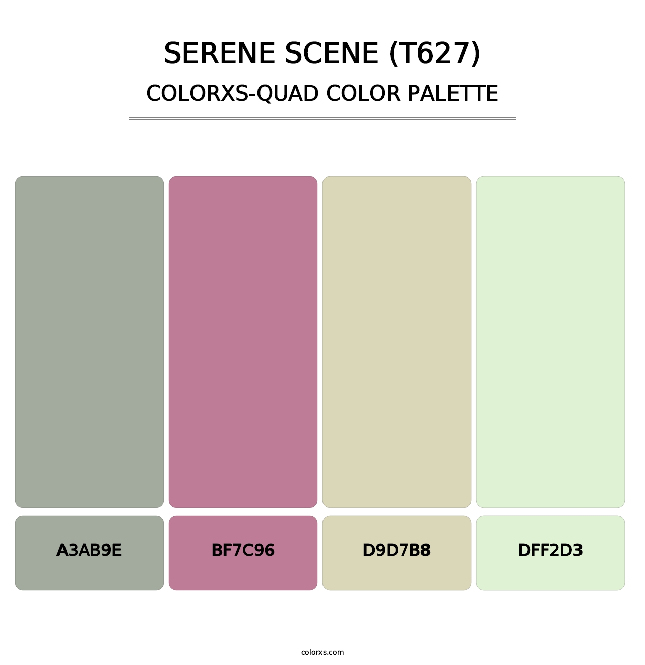 Serene Scene (T627) - Colorxs Quad Palette