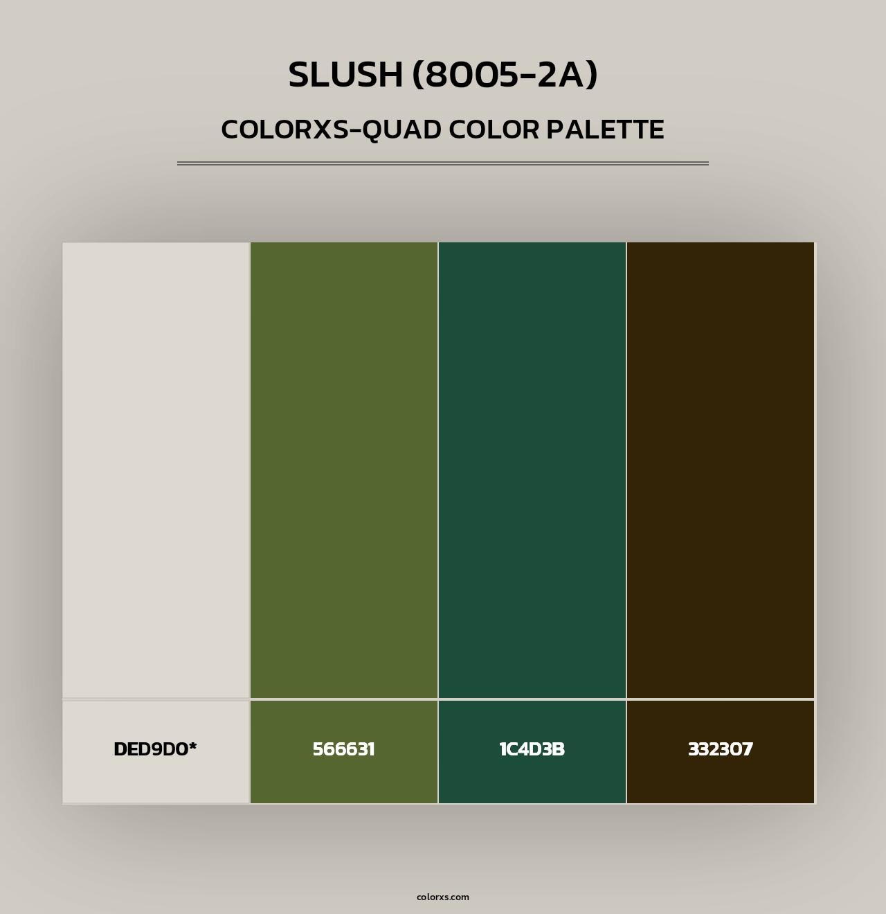 Slush (8005-2A) - Colorxs Quad Palette