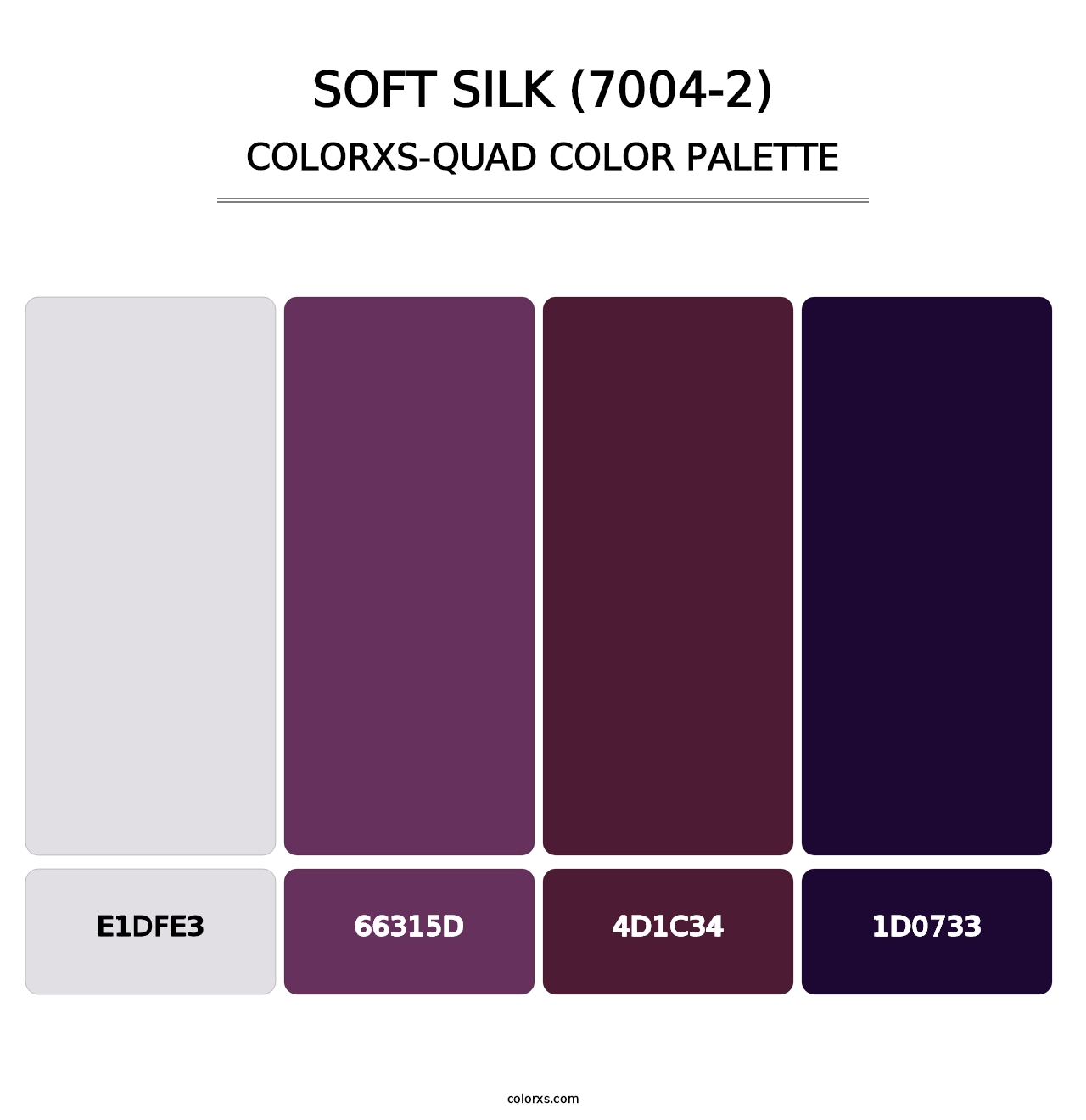 Soft Silk (7004-2) - Colorxs Quad Palette
