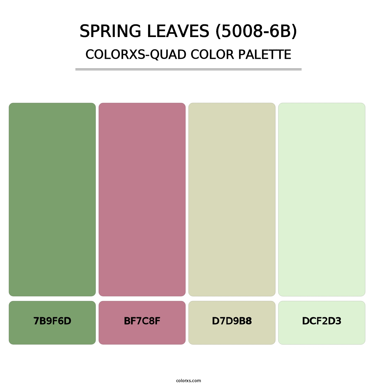 Spring Leaves (5008-6B) - Colorxs Quad Palette
